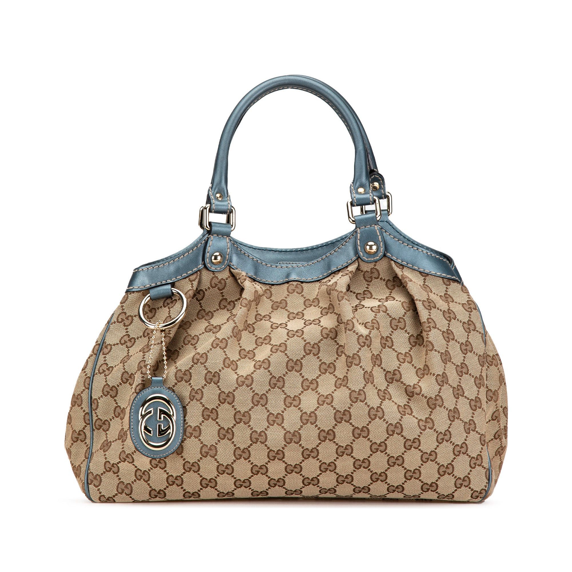Gucci Gucci Medium GG Canvas Sukey Tote Brown Size ONE SIZE - 1 Thumbnail