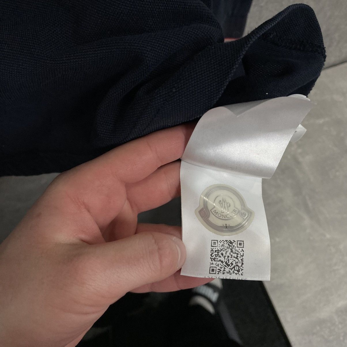 Moncler Moncler Polo Long Sleeve Luxury Size US XL / EU 56 / 4 - 14 Thumbnail