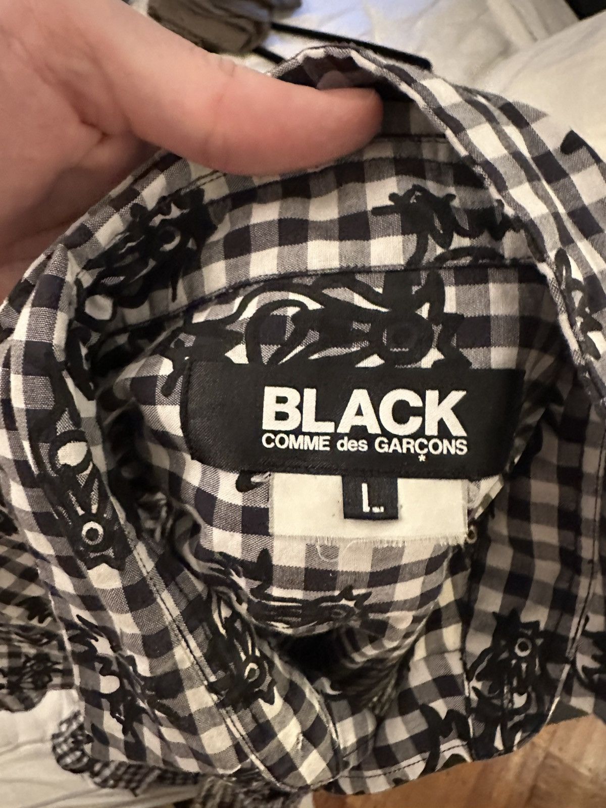 Comme des Garcons × Comme des Garcons Black COMME DES GARÇONS BLACK BUTTON UP Size US L / EU 52-54 / 3 - 4 Thumbnail