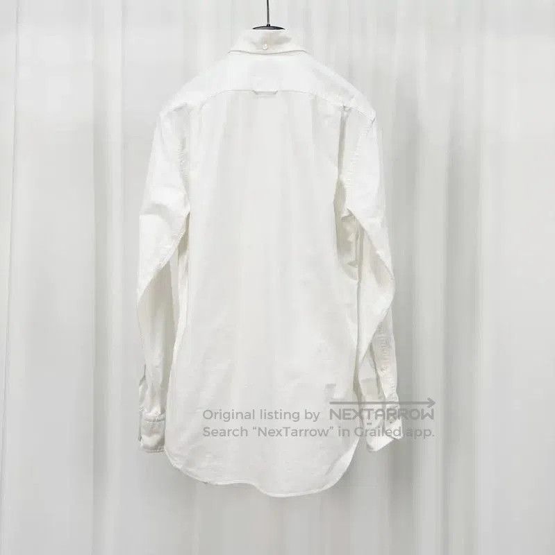 Other Thom Browne White Striped Long Sleeve Shirt . Size US M / EU 48-50 / 2 - 2 Thumbnail