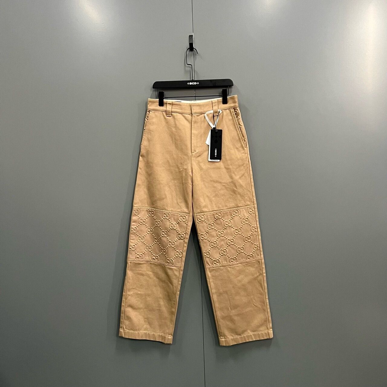 Gucci gucci gg embossed khaki jeans size 44 Size US 28 / EU 44 - 1 Thumbnail