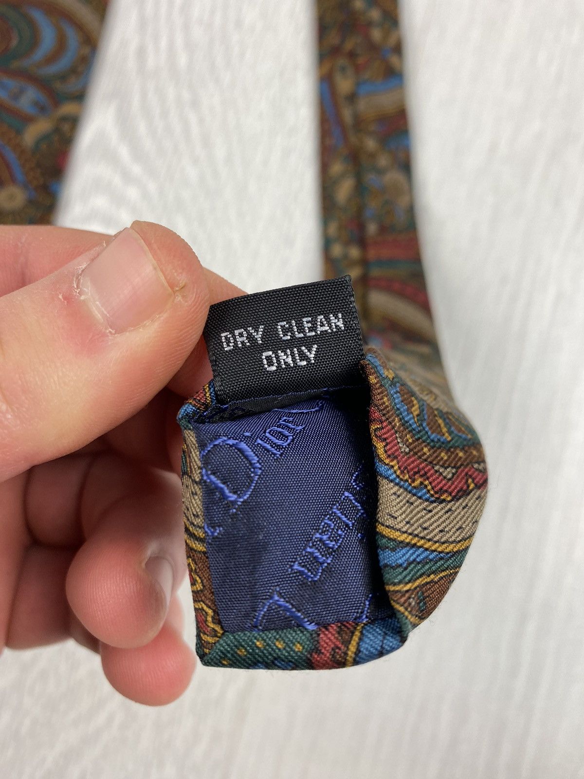 Christian Dior Monsieur Vintage Christian Dior Monsieur Floral Tie 100% Silk Size ONE SIZE - 8 Thumbnail