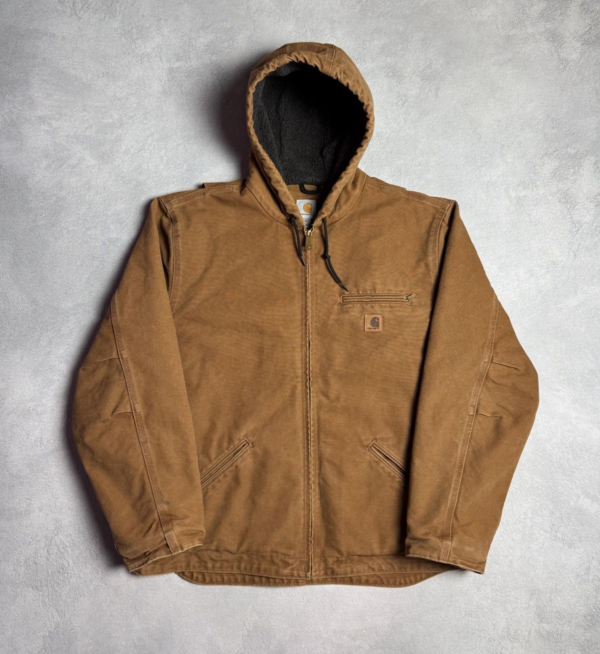Carhartt Carhartt J141-211 Sherpa Lined Work Hooded Jacket Size US XL / EU 56 / 4 - 3 Thumbnail