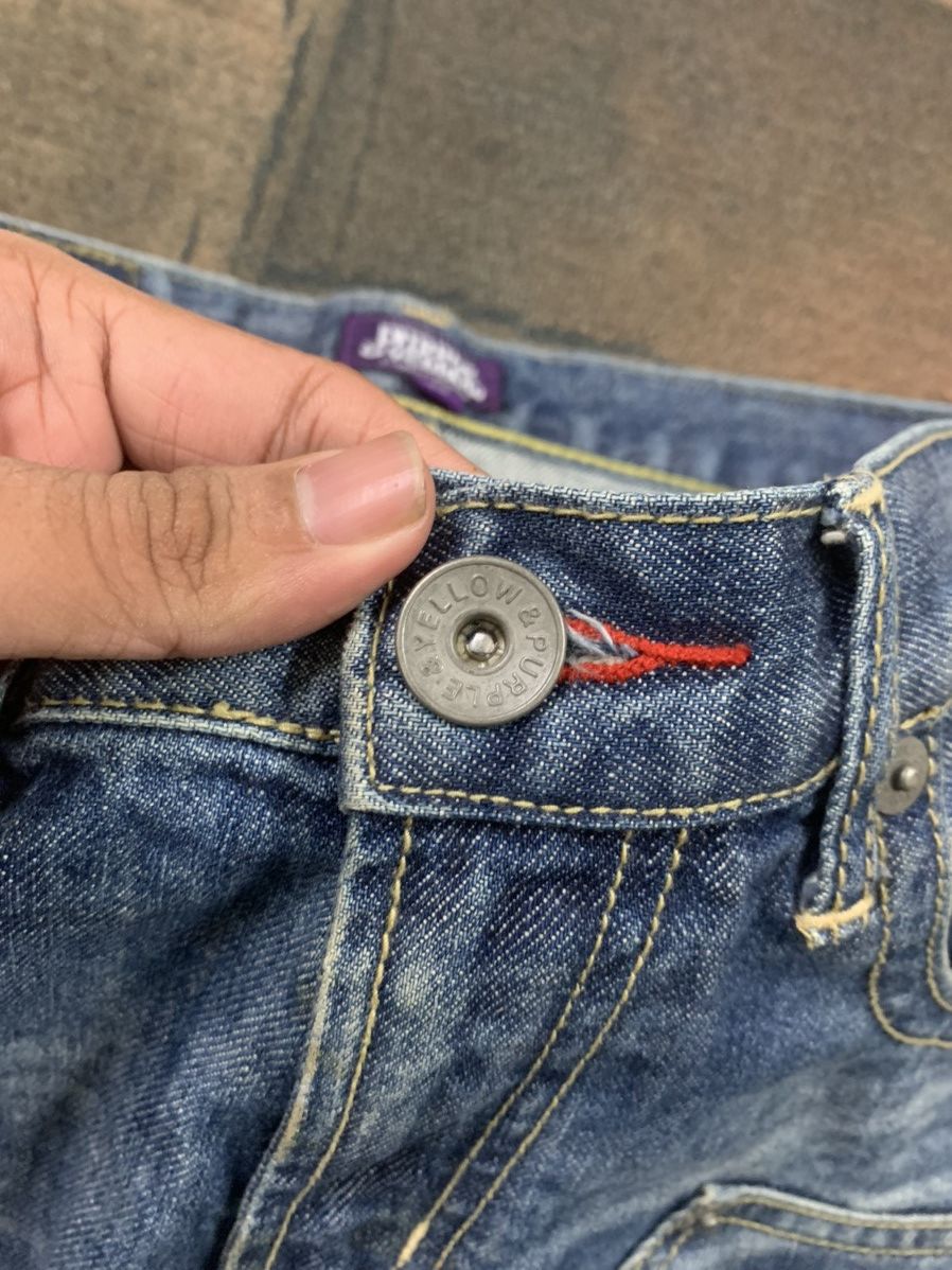If Six Was Nine × Le Grande Bleu (L.G.B.) CRAZY double knee flare with multipocket jeans Size US 31 - 4 Thumbnail