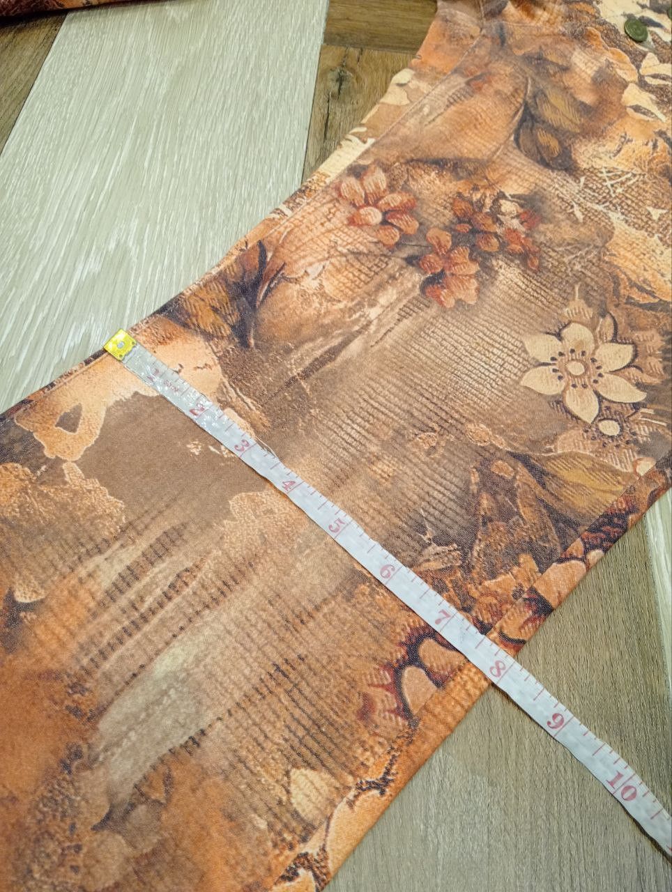 Tornado Mart VINTAGE TORNADO MART JAPAN FLORAL OVERPRINT FLARED TROUSERS Size US 30 / EU 46 - 18 Thumbnail