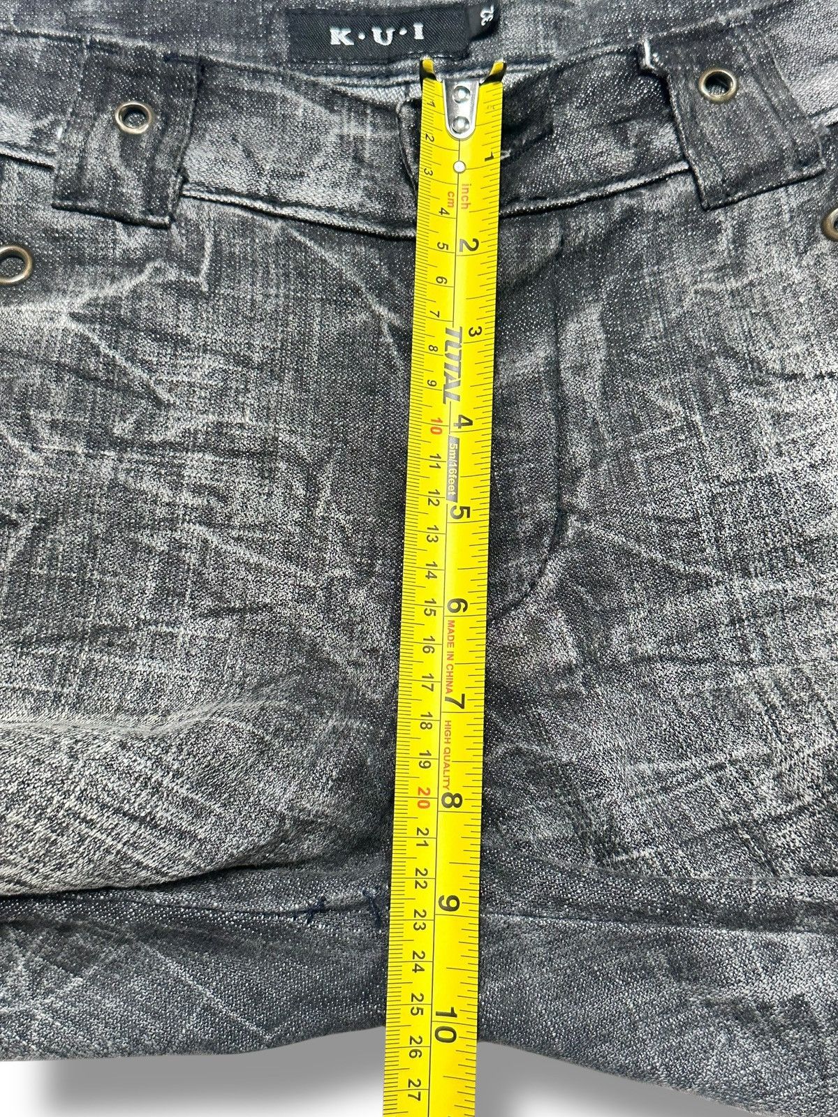 Vintage K.U.I. Cargo Jeans | Rare Japanese Streetwear | Flared Faded Size US 34 / EU 50 - 21 Thumbnail