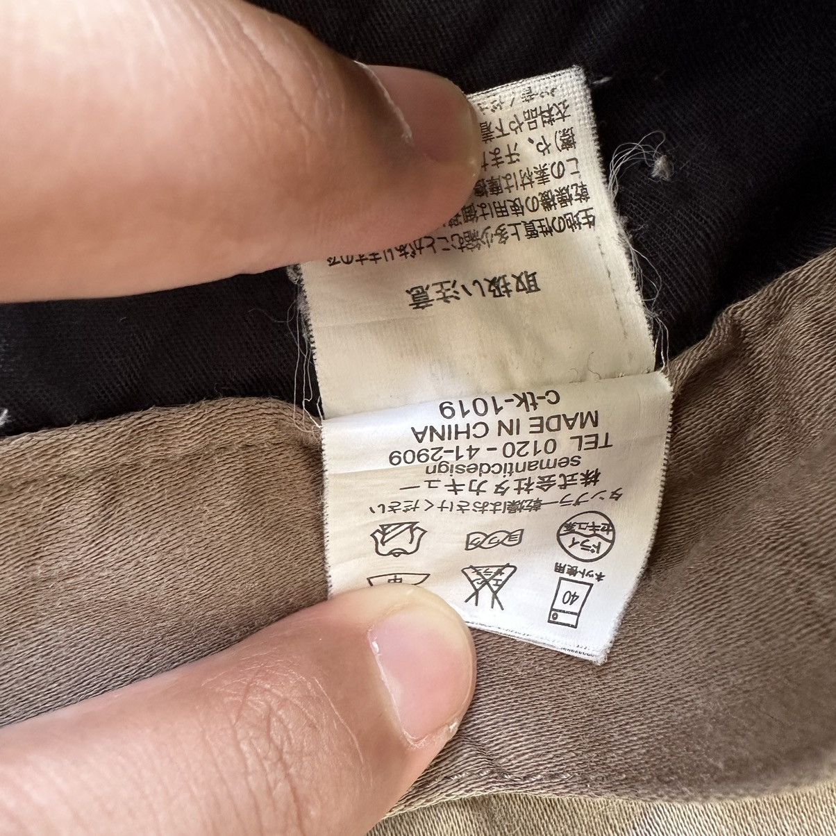 Japanese Brand Distressed Semantic Design Multipocket Zipper Trouser Pant Size US 33 - 9 Thumbnail
