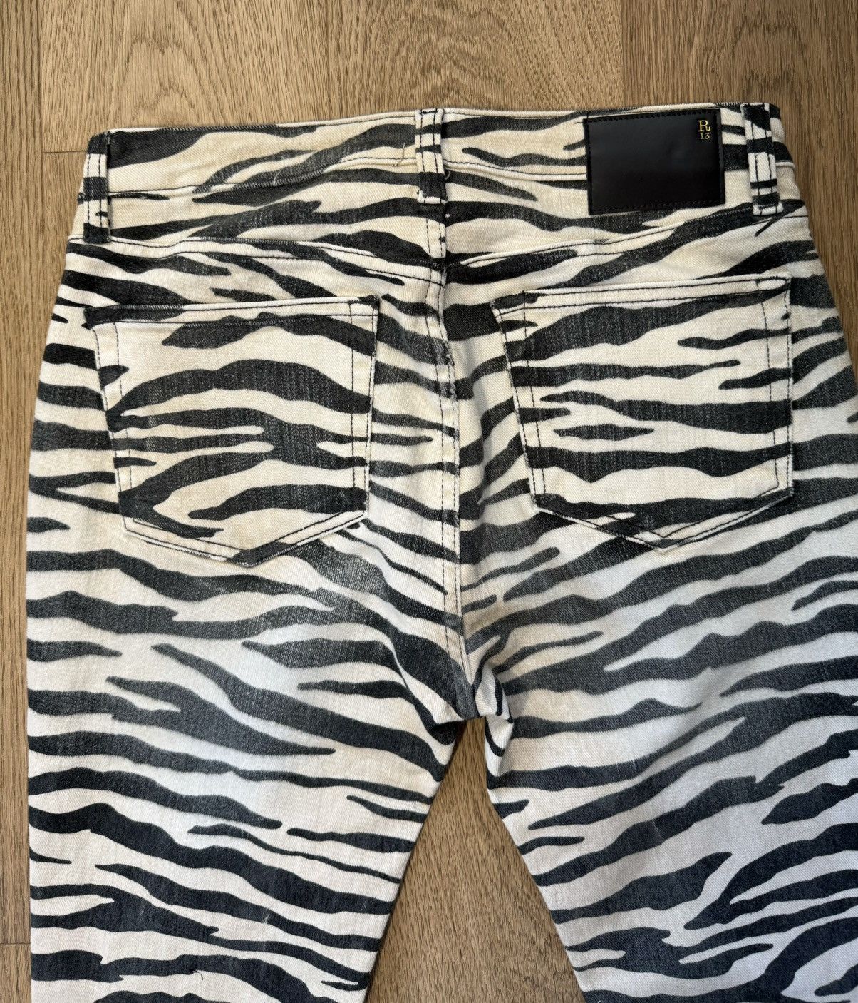 R13 R13 zebra print jeans Size 27" / US 4 / IT 40 - 5 Thumbnail