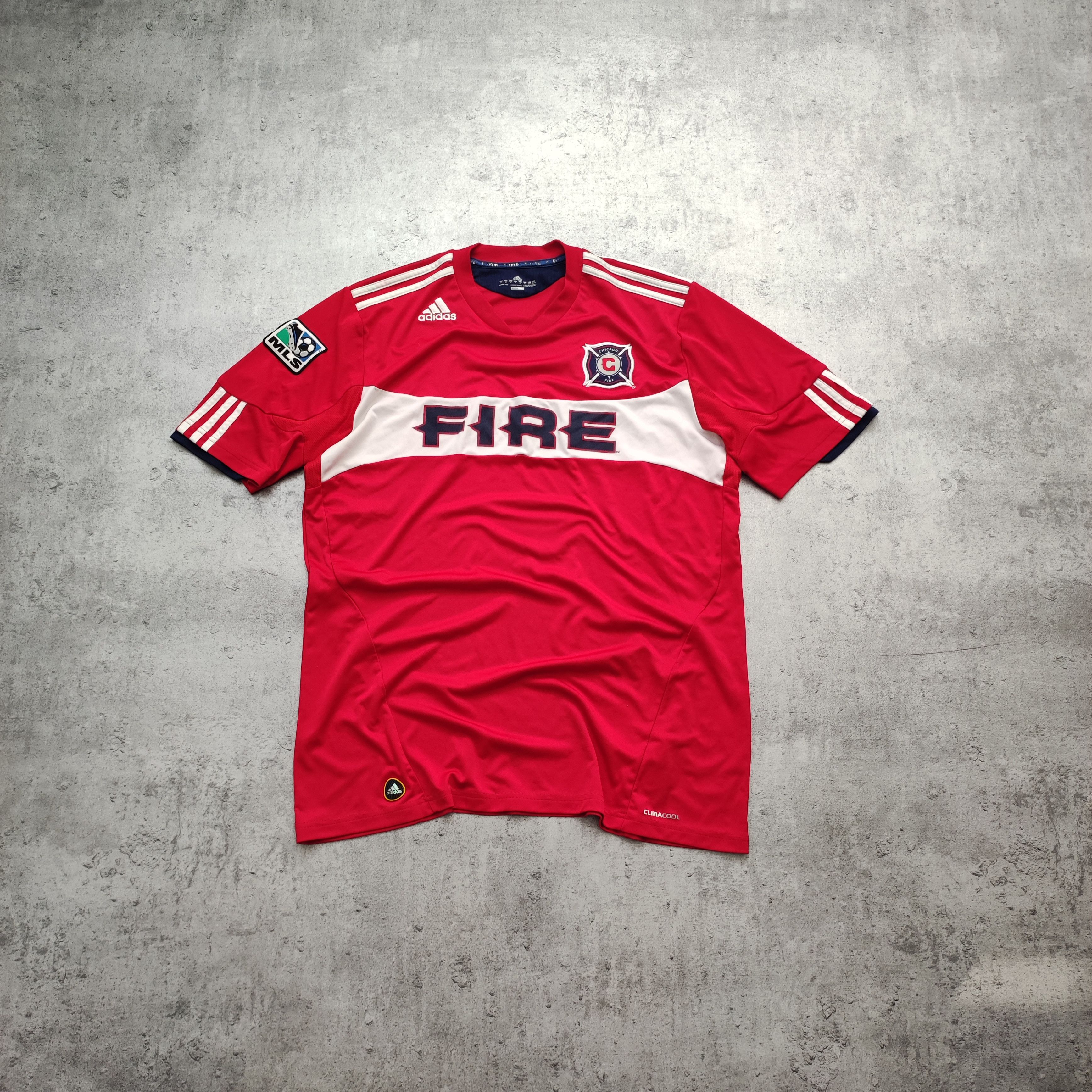 Adidas RARE 2011/12 Chicago Fire x Adidas MLS Football Jersey Size US XL / EU 56 / 4 - 1 Thumbnail