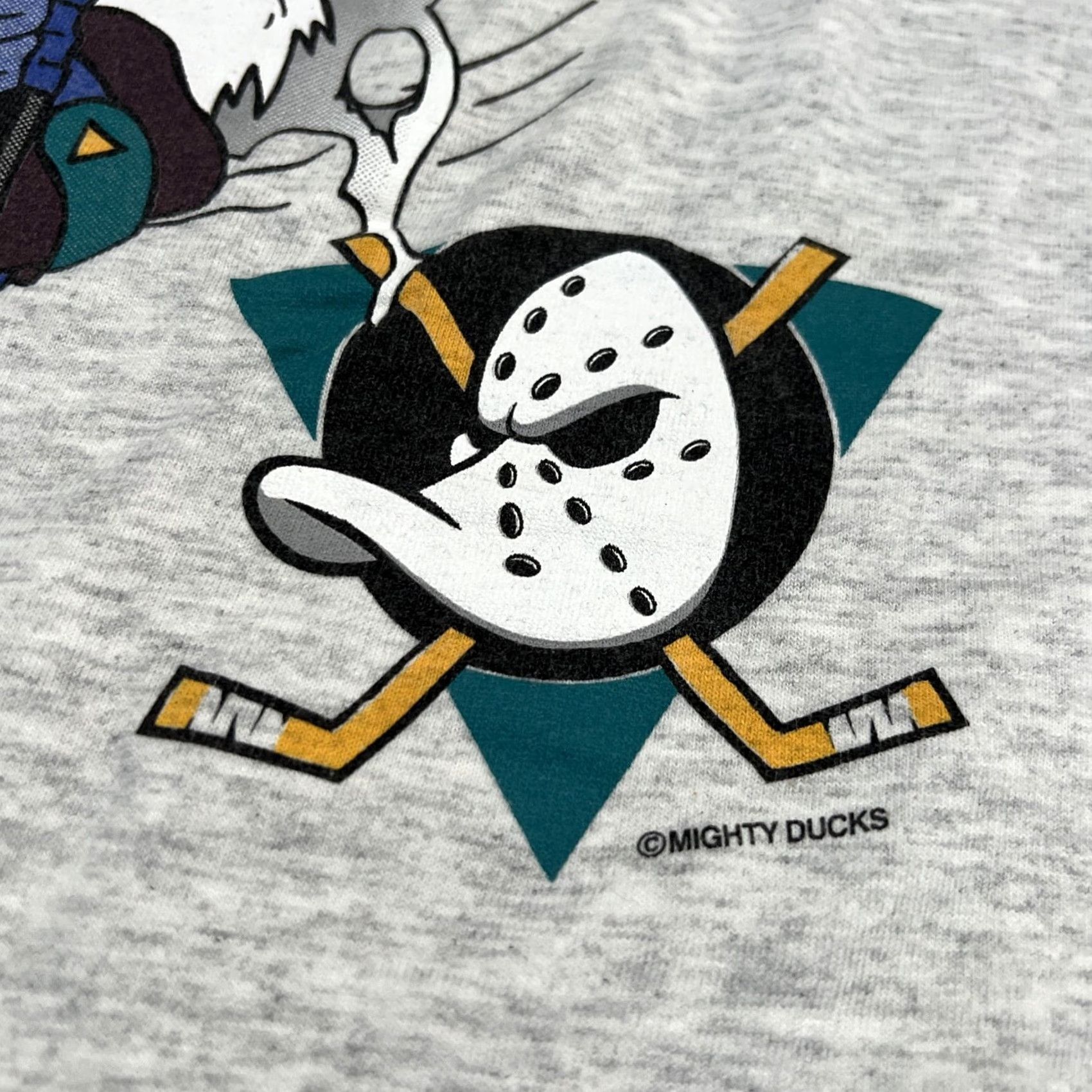 Vintage VINTAGE Mighty Ducks Shirt XL Nutmeg NHL Double Sided Single Stitch USA Mens Size US XL / EU 56 / 4 - 7 Thumbnail