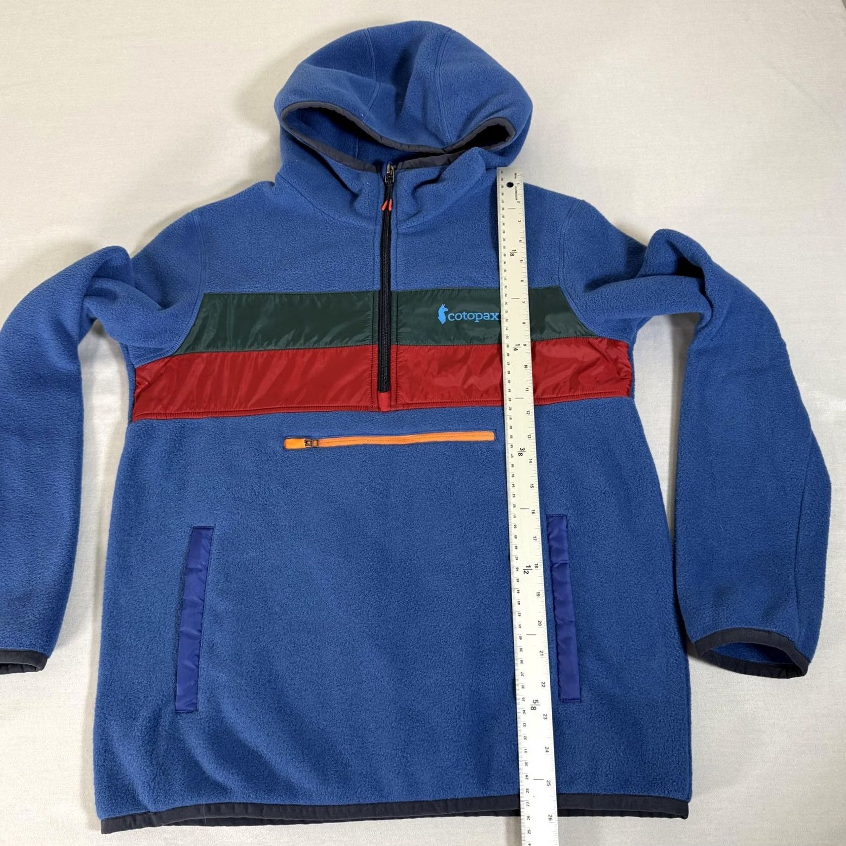 Cotopaxi Cotopaxi Jacket Mens Small Blue Fleece 1/2 Zip Hooded Colorblock Pullover Hiking Casual Winter Fall Travel Size US S / EU 44-46 / 1 - 5 Thumbnail