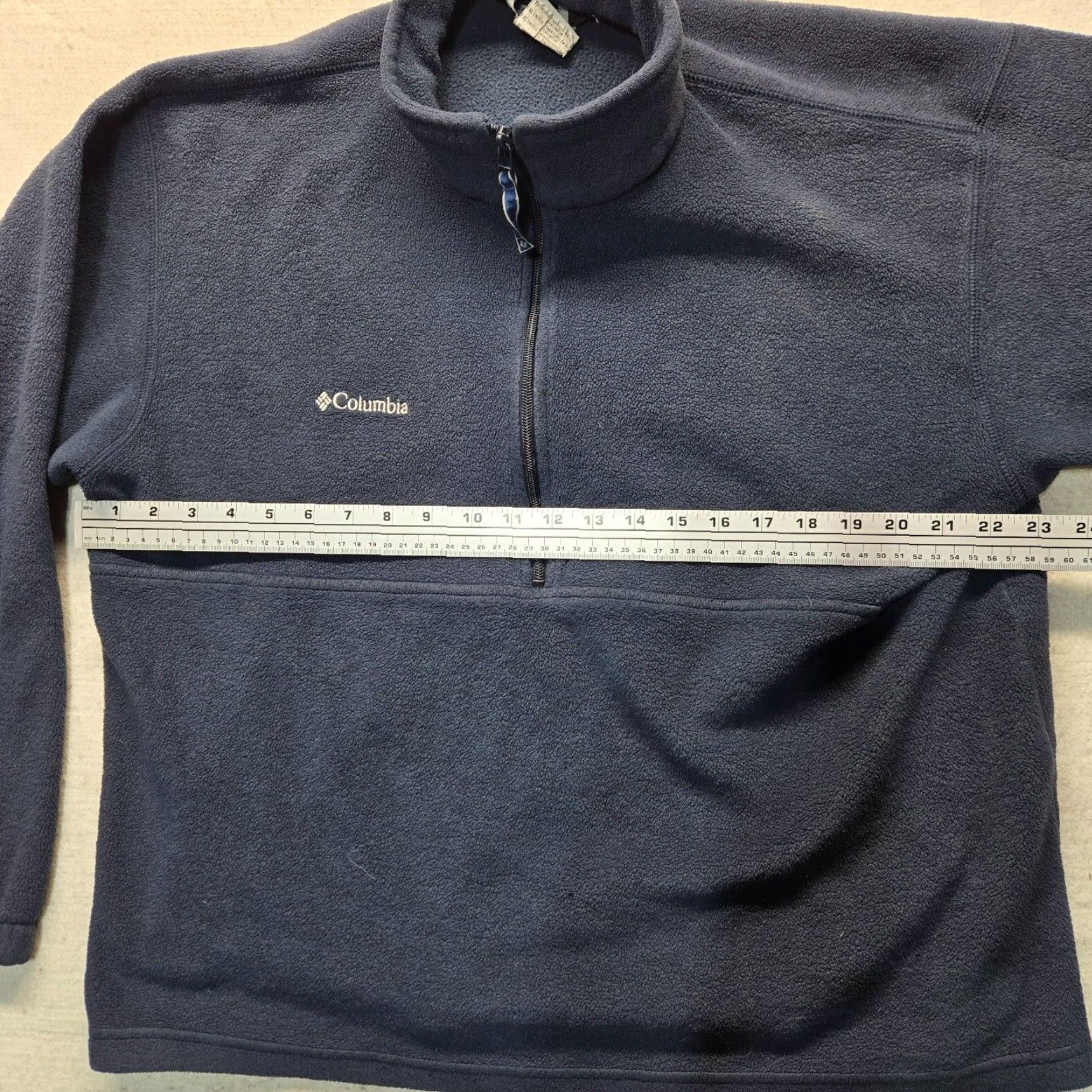 Vintage Columbia Jacket - Fleece Full Zip Adult XL Womens Blue Columbia Logo University Theme 90s? (No, must use original words only; avoid adding new info) Size XL / US 12-14 / IT 48-50 - 4 Thumbnail
