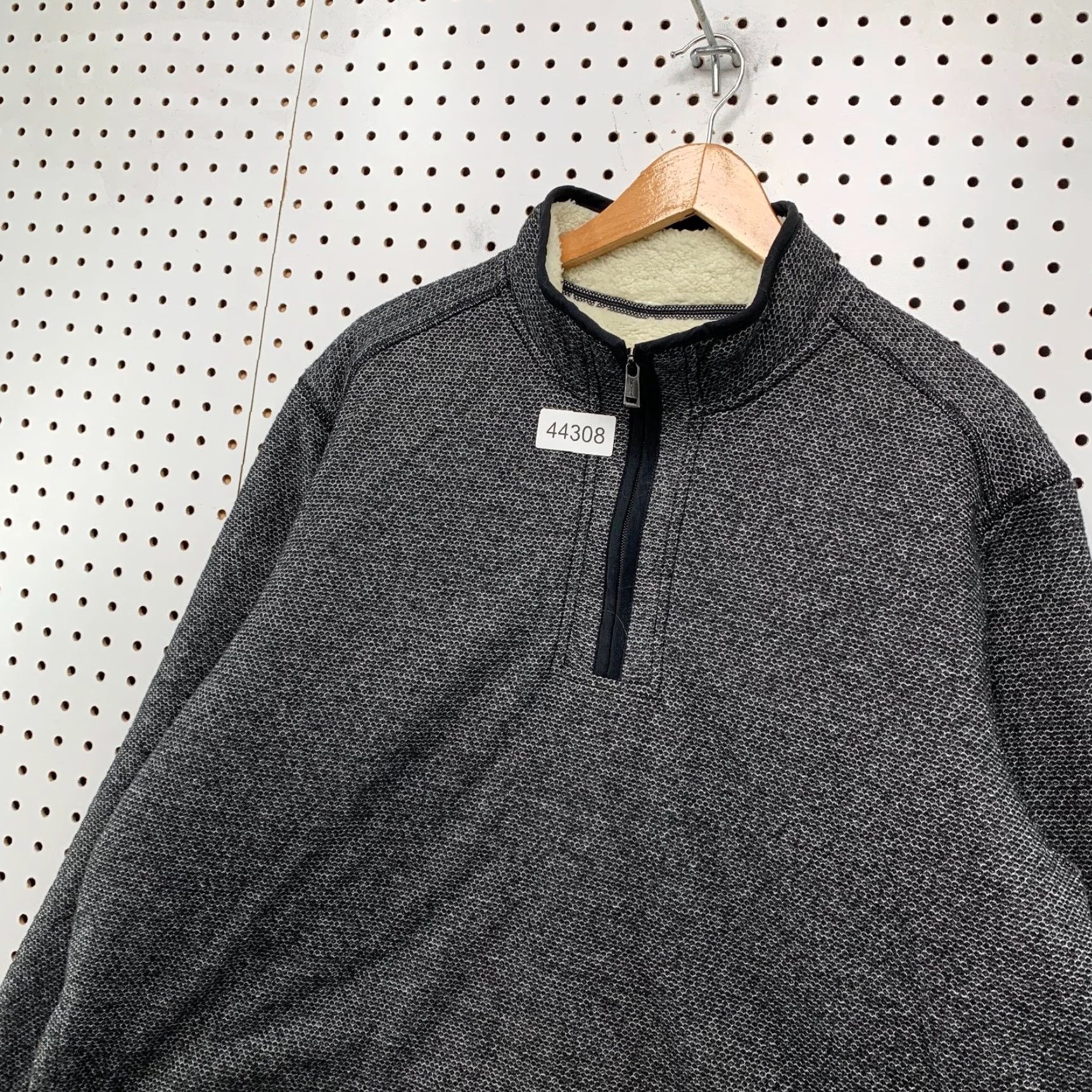 Orvis Orvis Brighton Sherpa Lined Sweater Mens XL Gray 1/4 Zip Warm Cozy Pullover Size US XL / EU 56 / 4 - 4 Thumbnail
