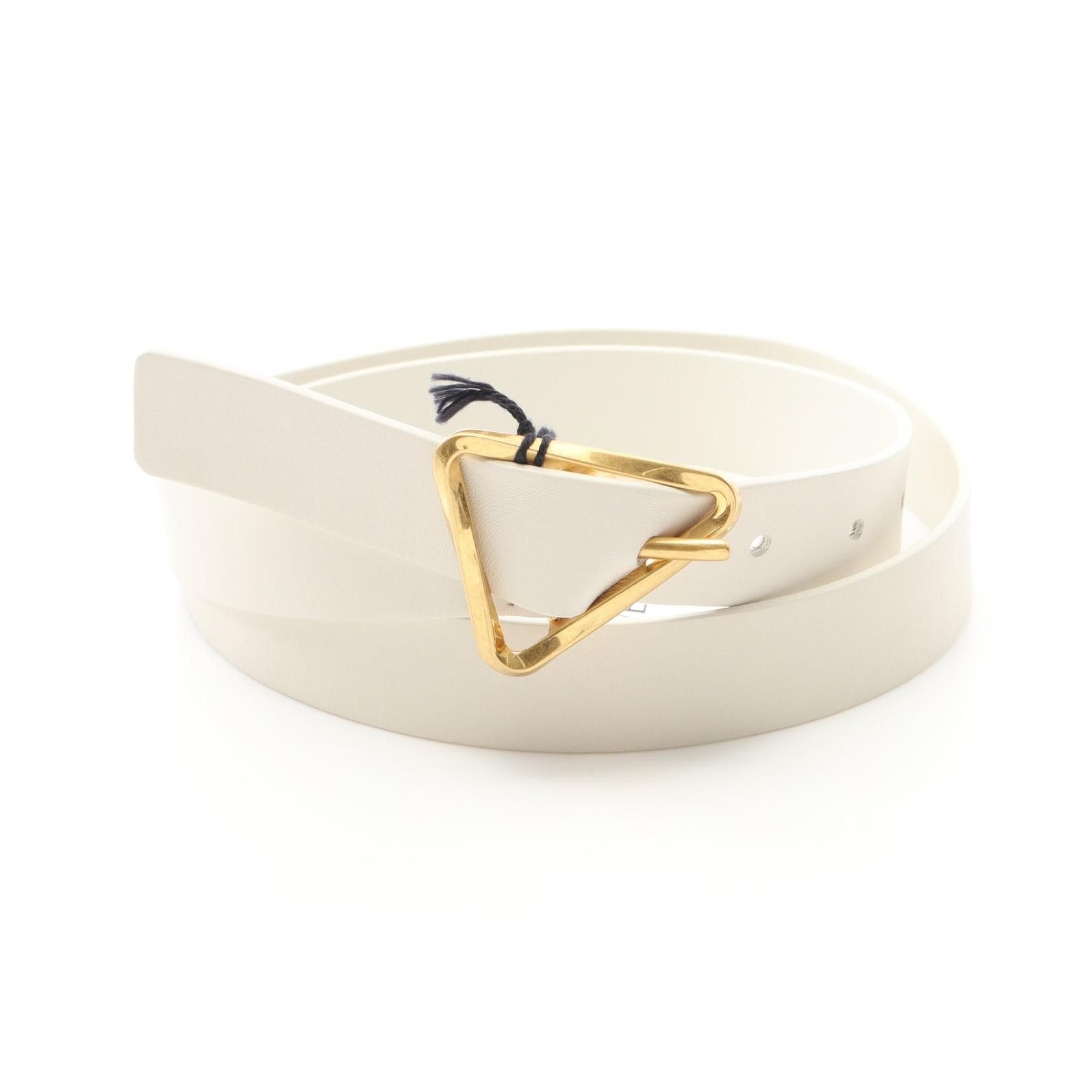 Bottega Veneta Bottega Veneta Bottega Veneta Glasp Triangle Leather Belt Leather Belt 679476VMAU3900990 DUTY FREE for USA Size ONE SIZE - 1 Thumbnail