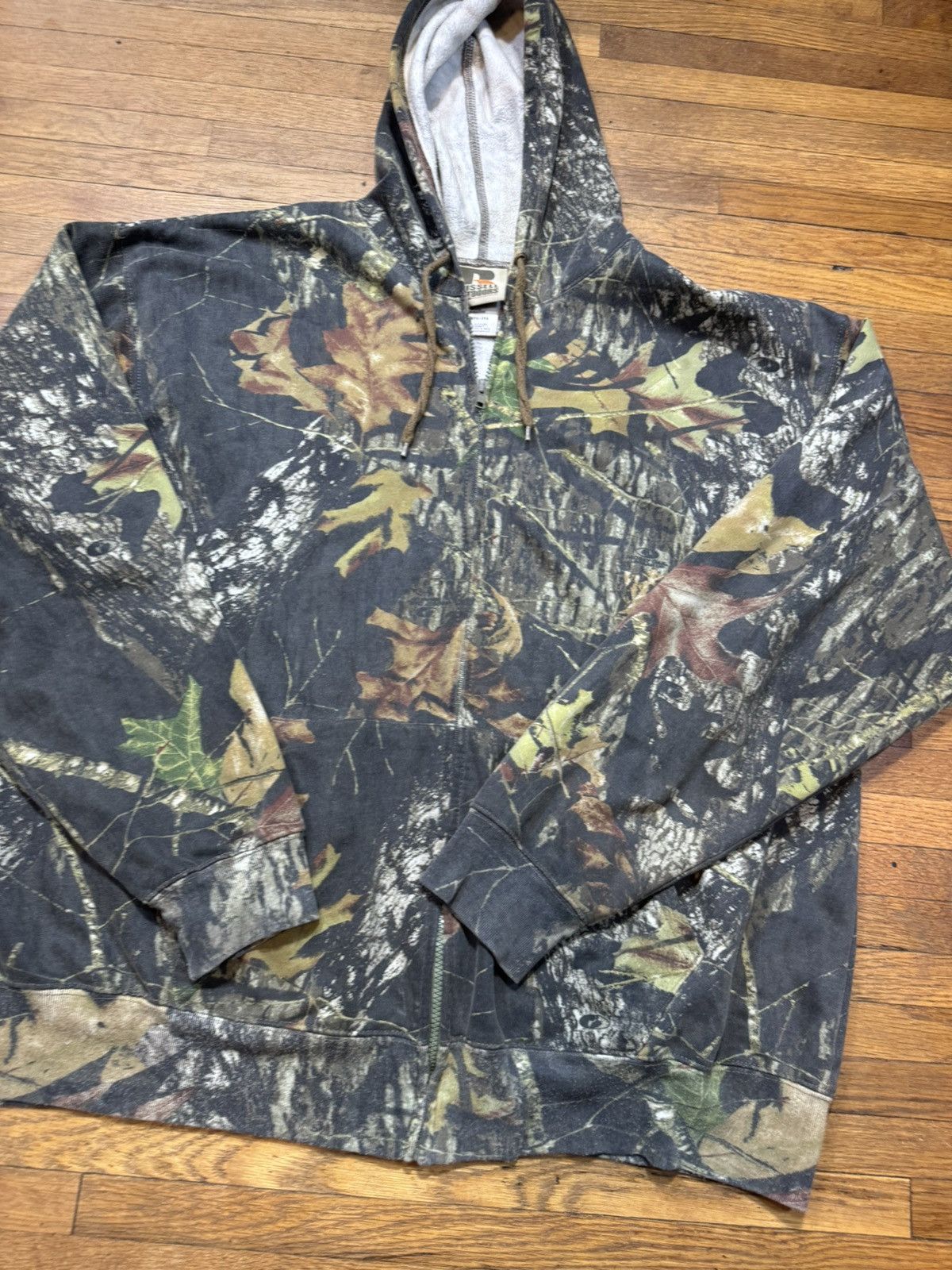 Russell Athletic Vintage Realtree Camo Hoodie Size US XXL / EU 58 / 5 - 2 Thumbnail