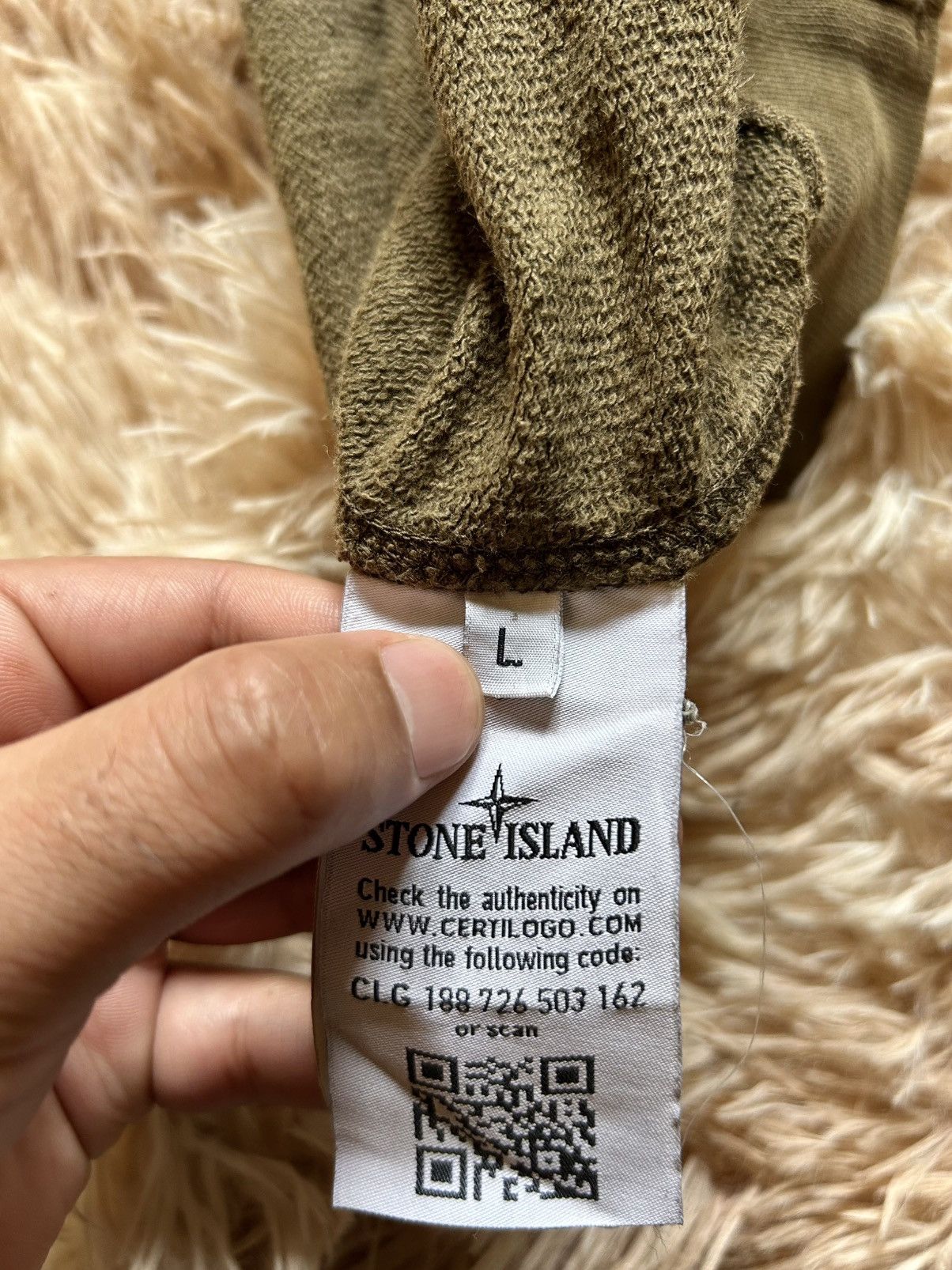 Stone Island 💥CRAZY💥 RARE COLOURED DISTRESSED STONE ISLAND GARMENT HOODIE Size US L / EU 52-54 / 3 - 10 Thumbnail