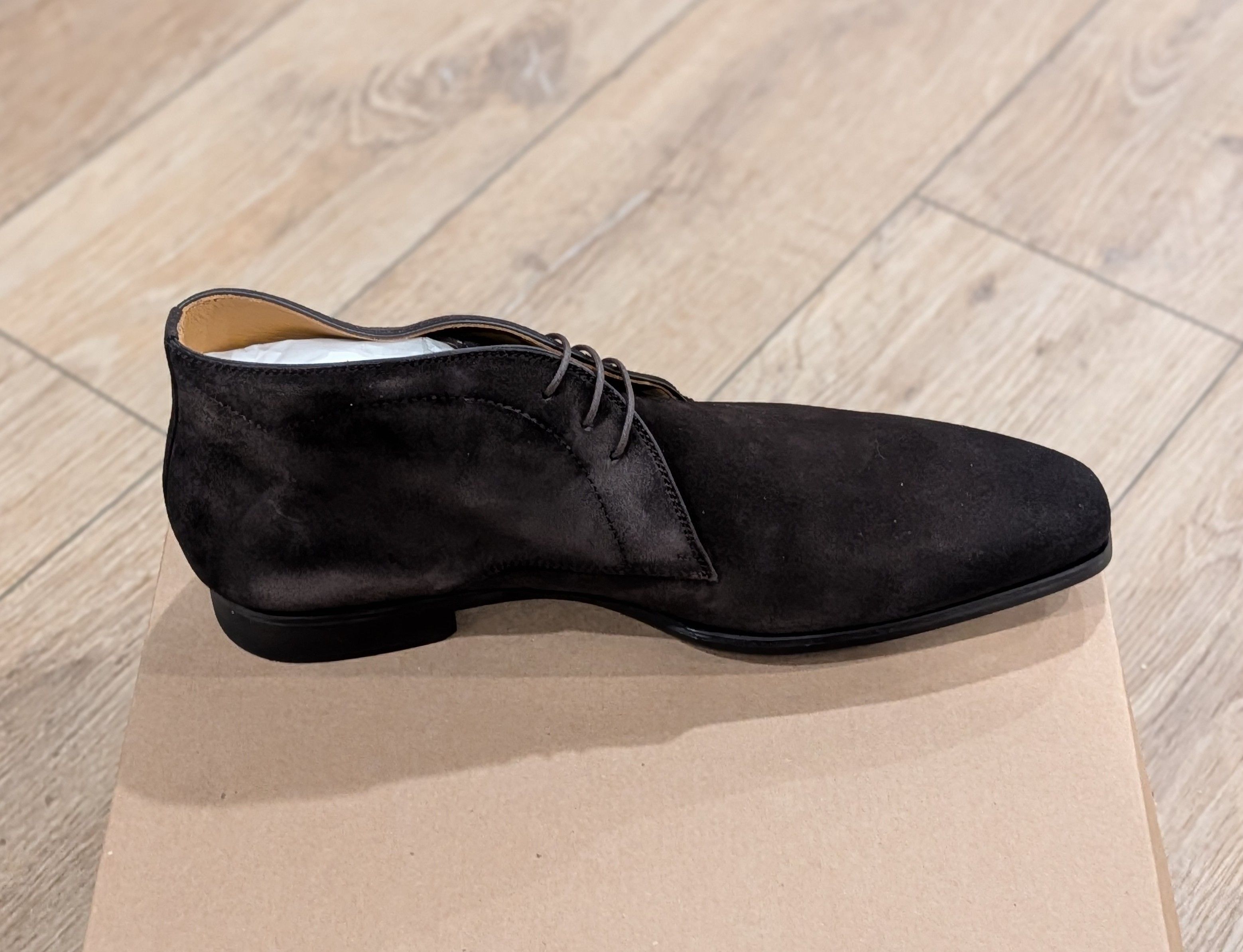 Magnanni Magnanni Suede Chukka Boots Brown US 12 Size US 12 / EU 45 - 3 Thumbnail