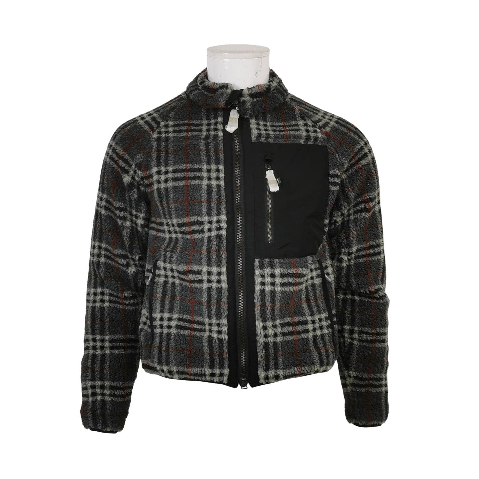 Burberry Burberry Check Fleece Zip Jacket XXXS Size US XXS / EU 40 - 1 Thumbnail