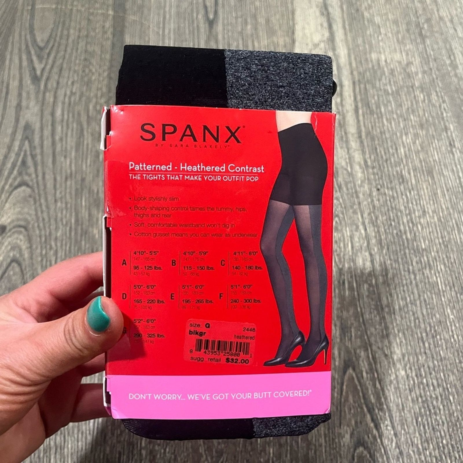 Spanx NWT Spanx Patterned Tight-End Tights Metallic Gray Size Q Size ONE SIZE - 3 Thumbnail
