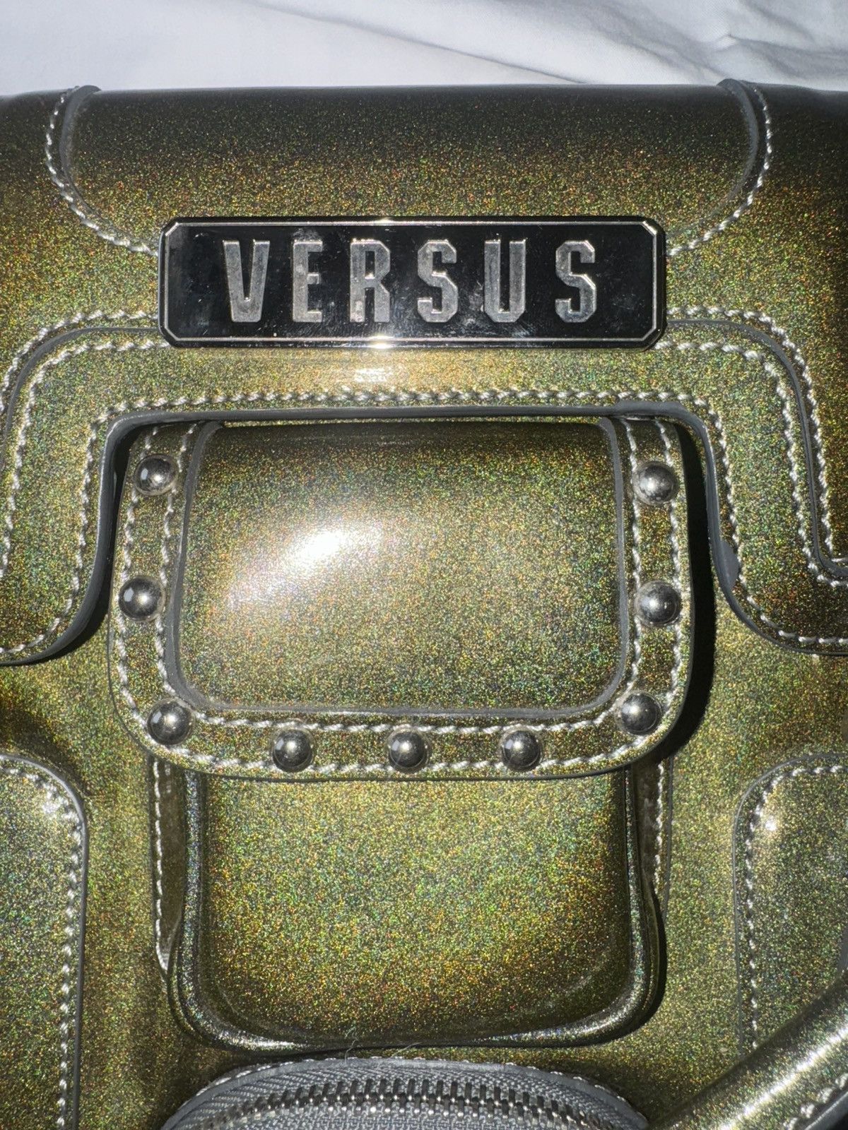 Versus Versace Versace Versus military bag in olive green Size ONE SIZE - 7 Thumbnail