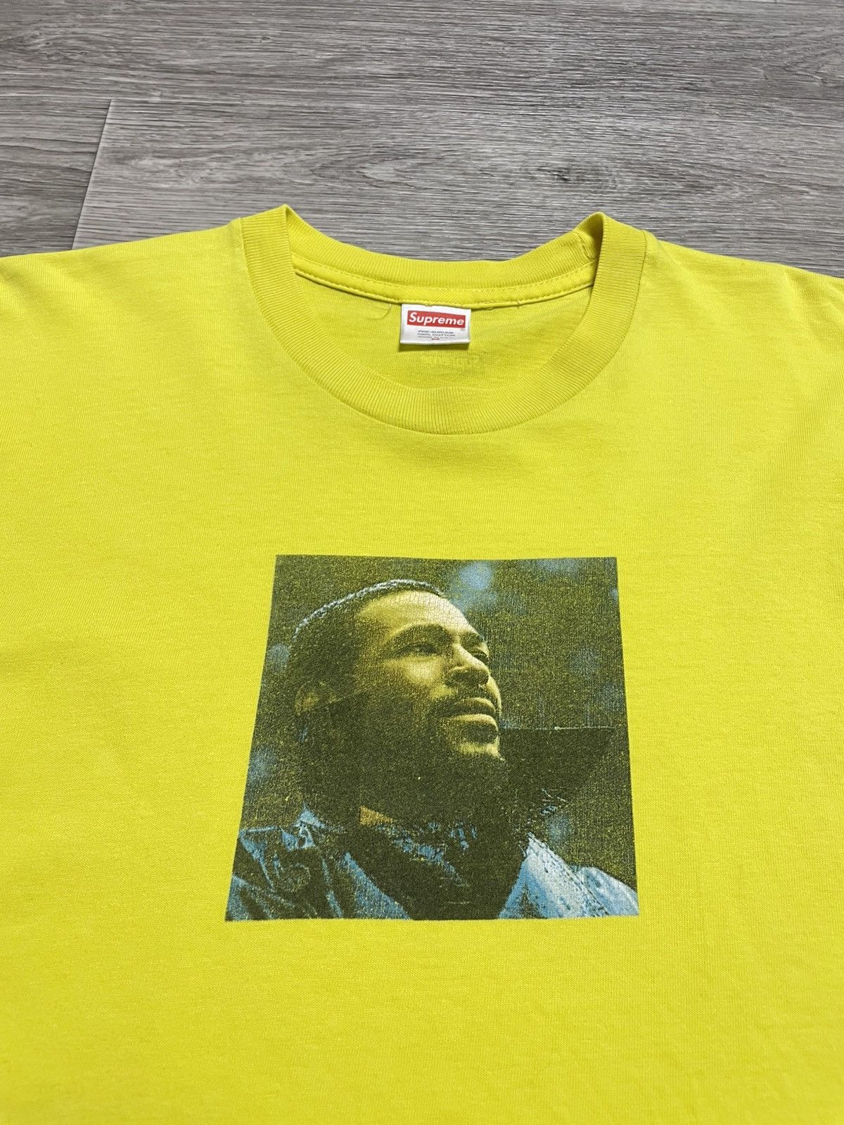 Supreme Supreme Marvin Gaye Yellow T-Shirt FW18 Size US M / EU 48-50 / 2 - 7 Thumbnail