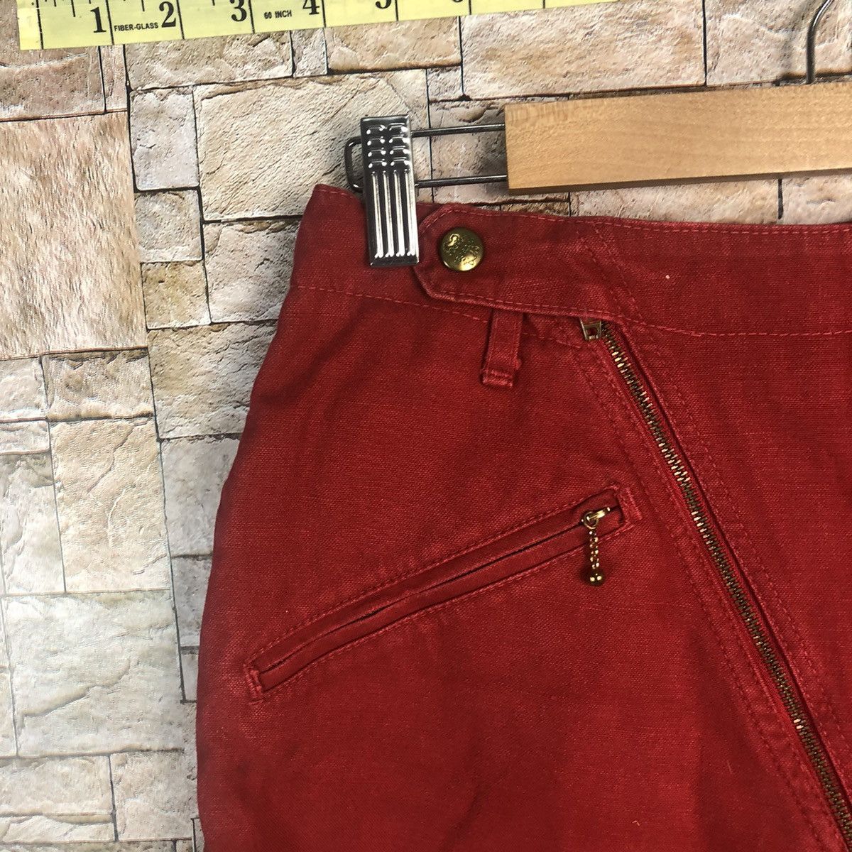 Japanese Brand × Vintage RARE Linea Vicenza vintage Red Pants #A366 Size 25" / US 0 / IT 36 - 8 Thumbnail