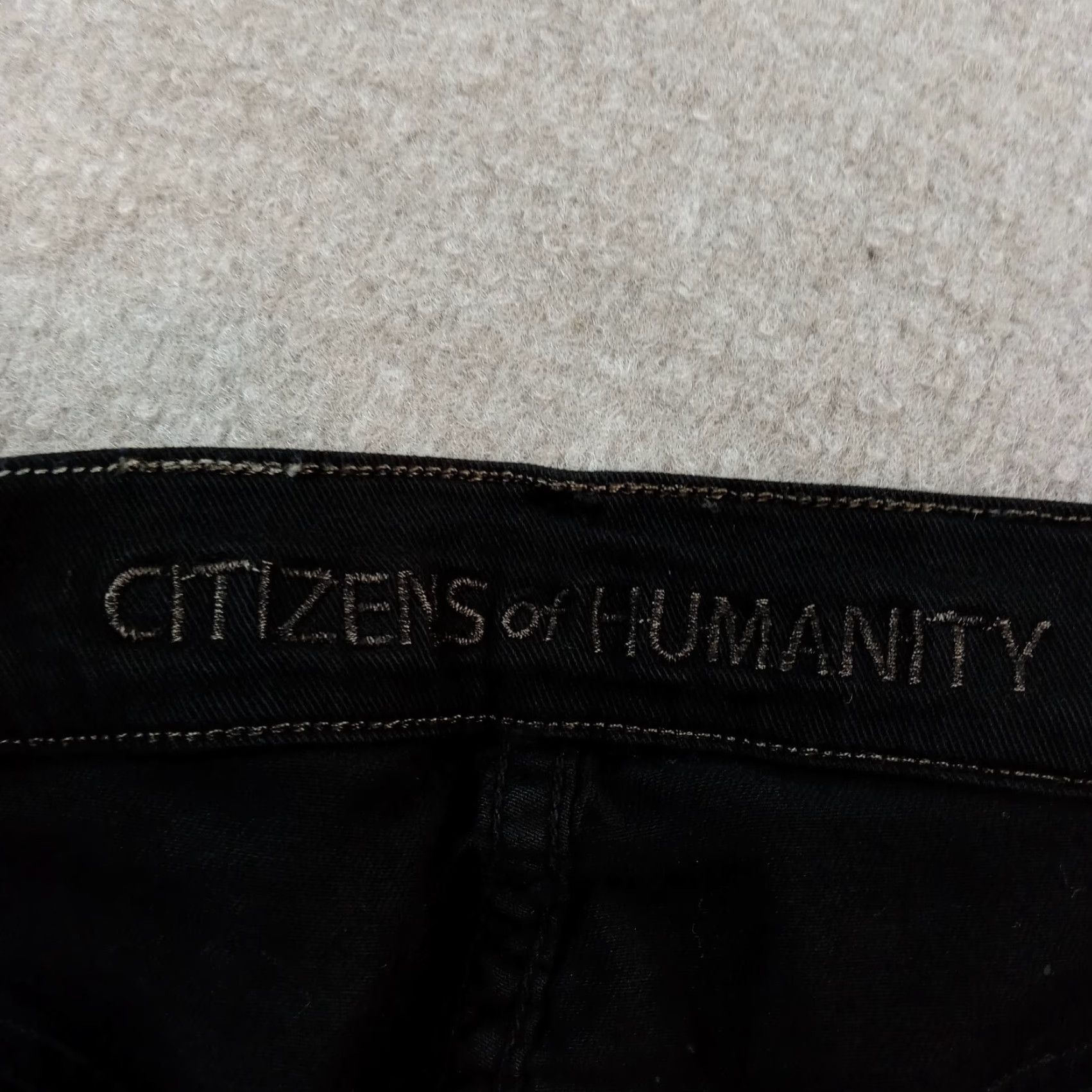 Citizens Of Humanity Citizens of Humanity COH Womens Black Straight Leg Stretch Jeans 26x28 Regular Size 28" / US 6 / IT 42 - 7 Thumbnail