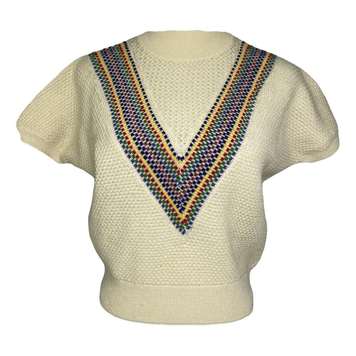 Kansai Yamamoto Beige Wool Knitwear Size M / US 6-8 / IT 42-44 - 1 Thumbnail