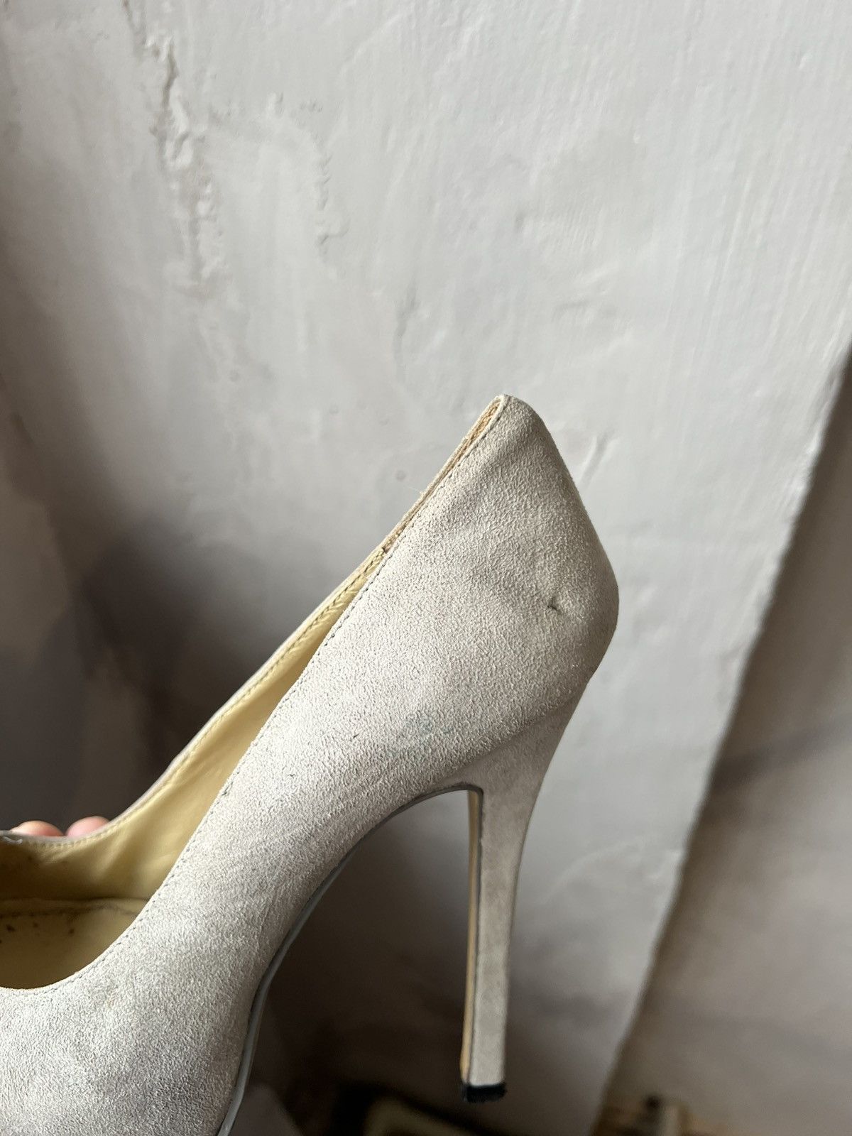 Yves Saint Laurent YSL YVES SAINT LAURENT ITALY ICON GRAY TRIBTOO HEELS SIZE 37 Size US 7 / IT 37 - 17 Thumbnail