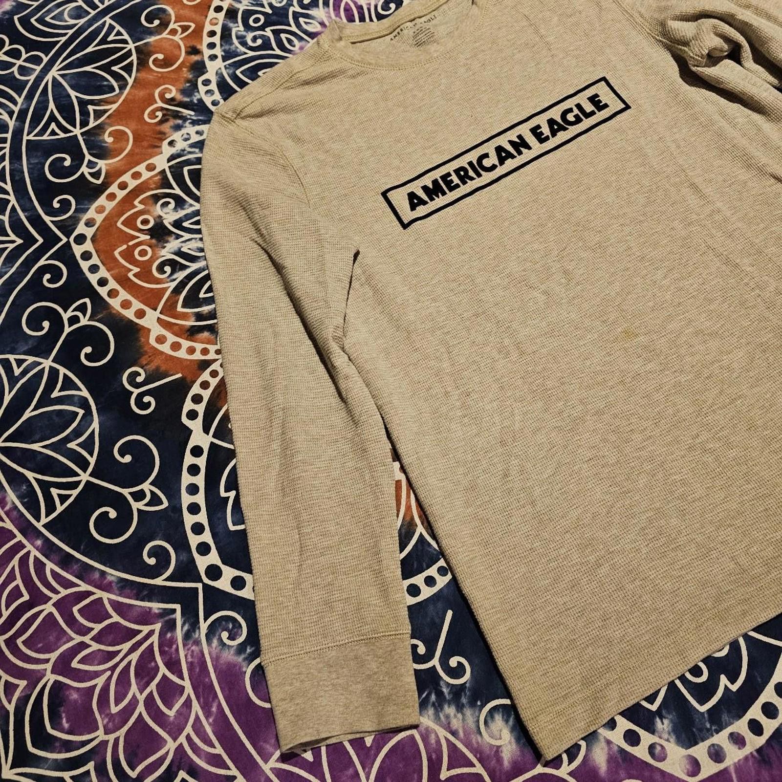 American Eagle Outfitters American Eagle Men's Cream Shirt Size US M / EU 48-50 / 2 - 3 Thumbnail