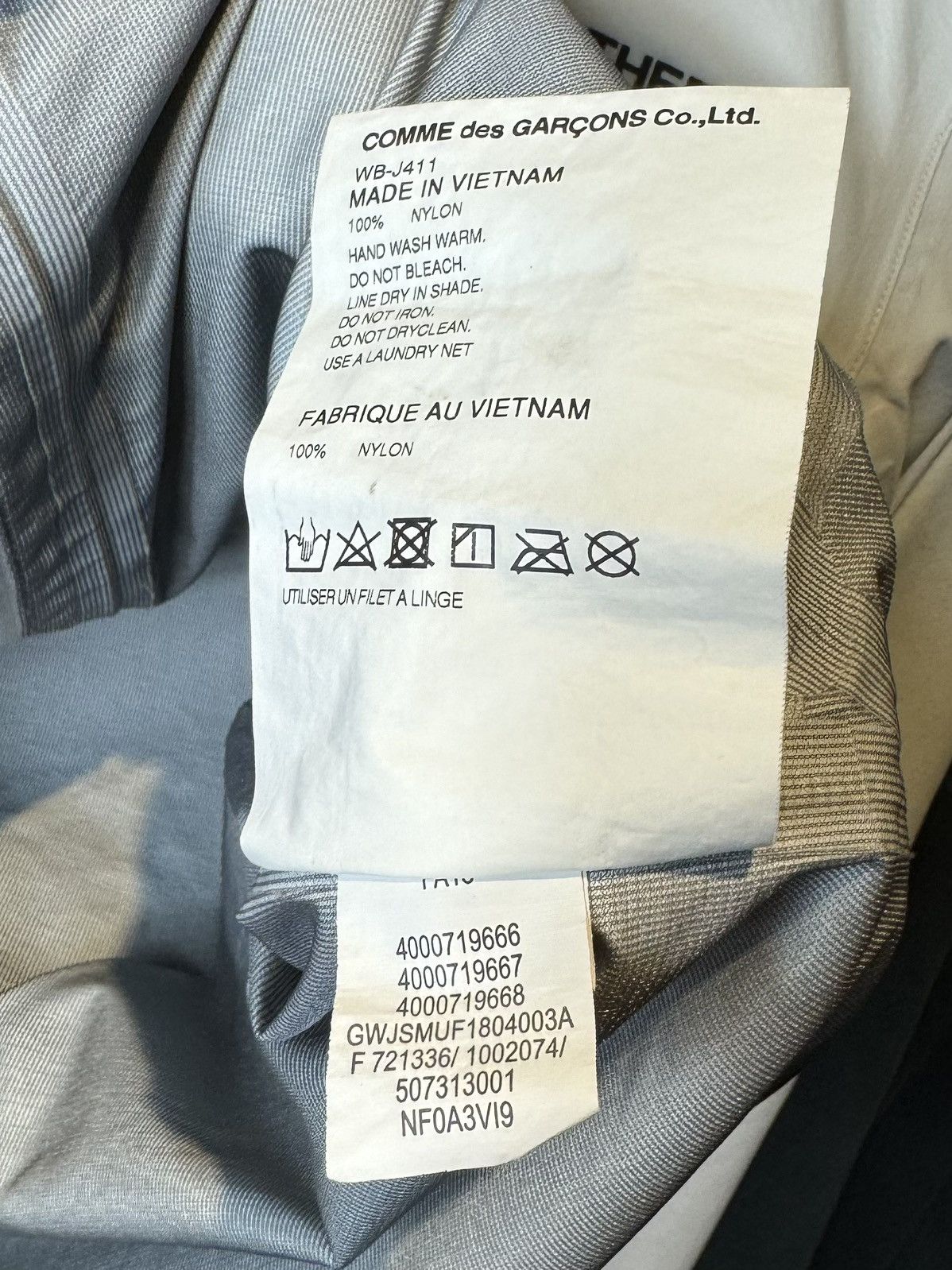 The North Face Junya Watanabe CDG The North Face Climber Jacket - XS Size US XS / EU 42 / 0 - 9 Thumbnail