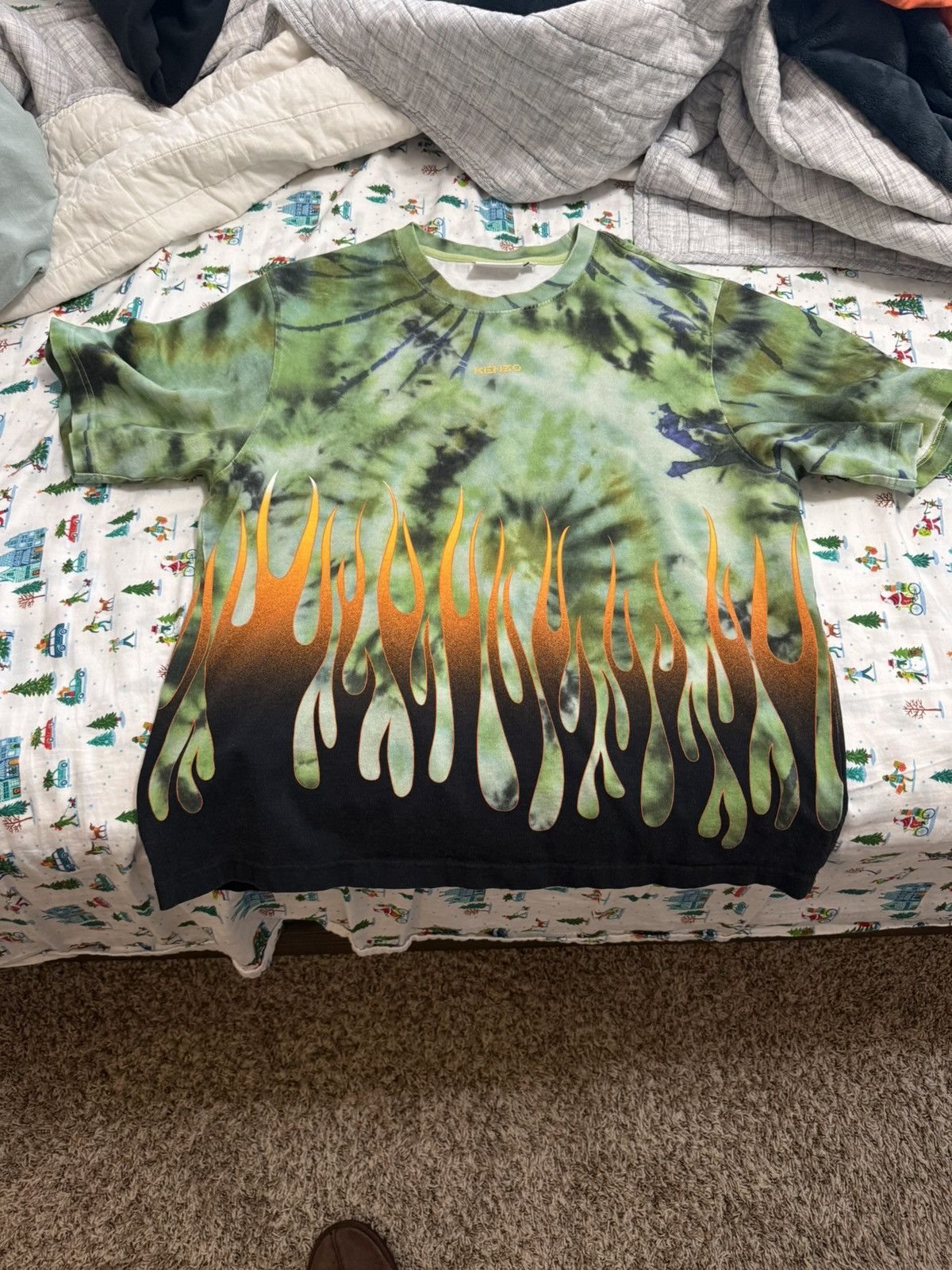 Kenzo Kenzie Tie-Dye print T-shirt Size US L / EU 52-54 / 3 - 1 Thumbnail