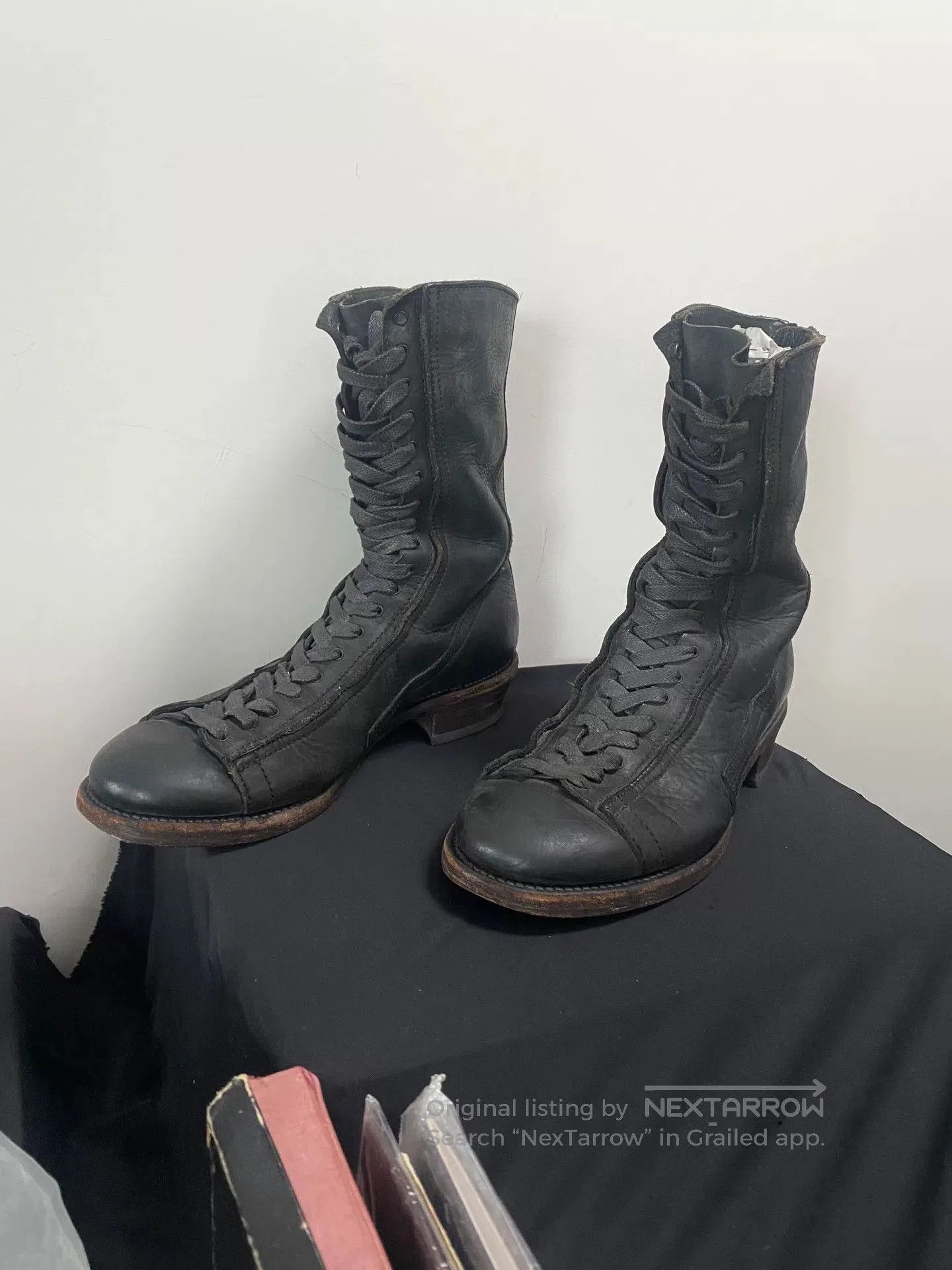 Julius Julius Dark Avant-Garde Leather Boots. Size US 10 / EU 43 - 2 Thumbnail