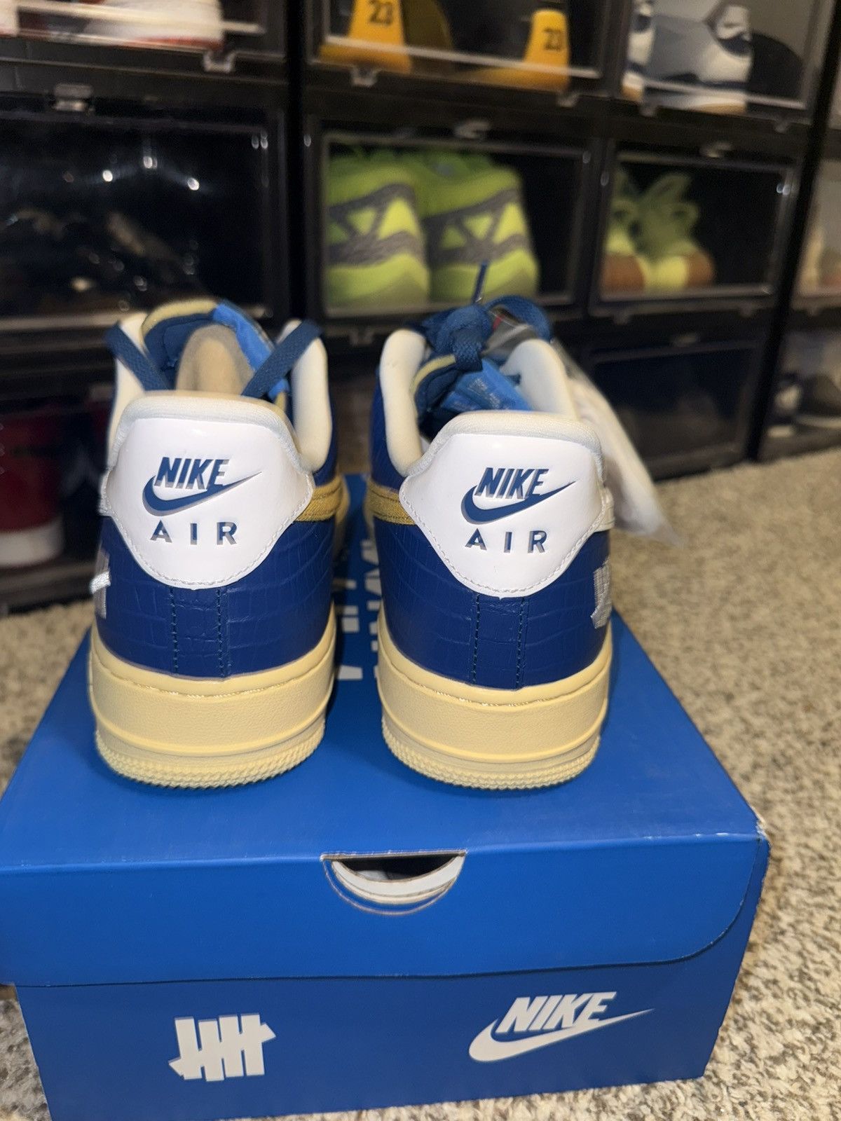 Nike × Undefeated Nike x Undefeated AF1 Court Blue Size US 9.5 / EU 42-43 - 6 Thumbnail