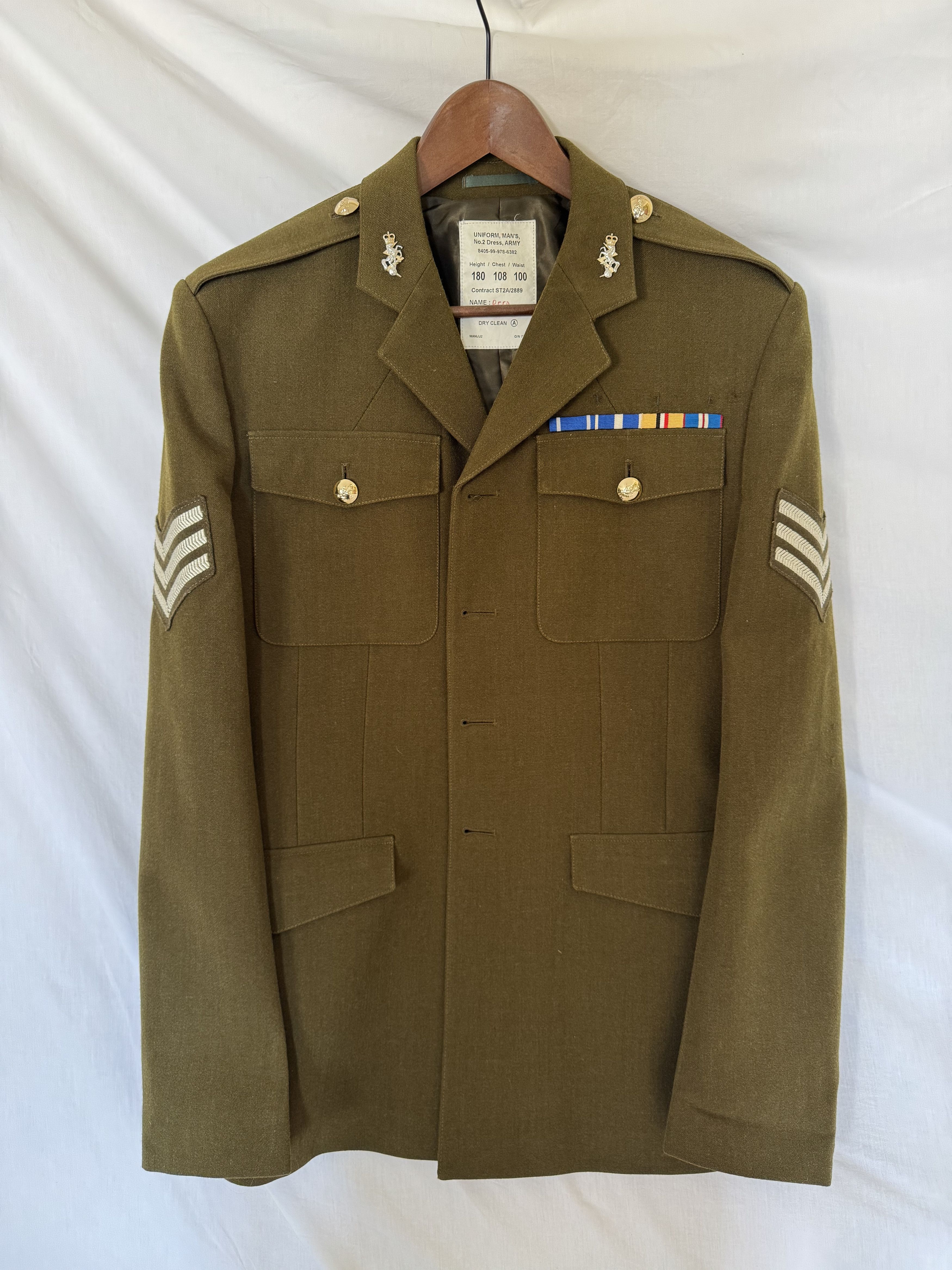 Vintage Authentic Vintage British Military Jacket Size US L / EU 52-54 / 3 - 2 Thumbnail