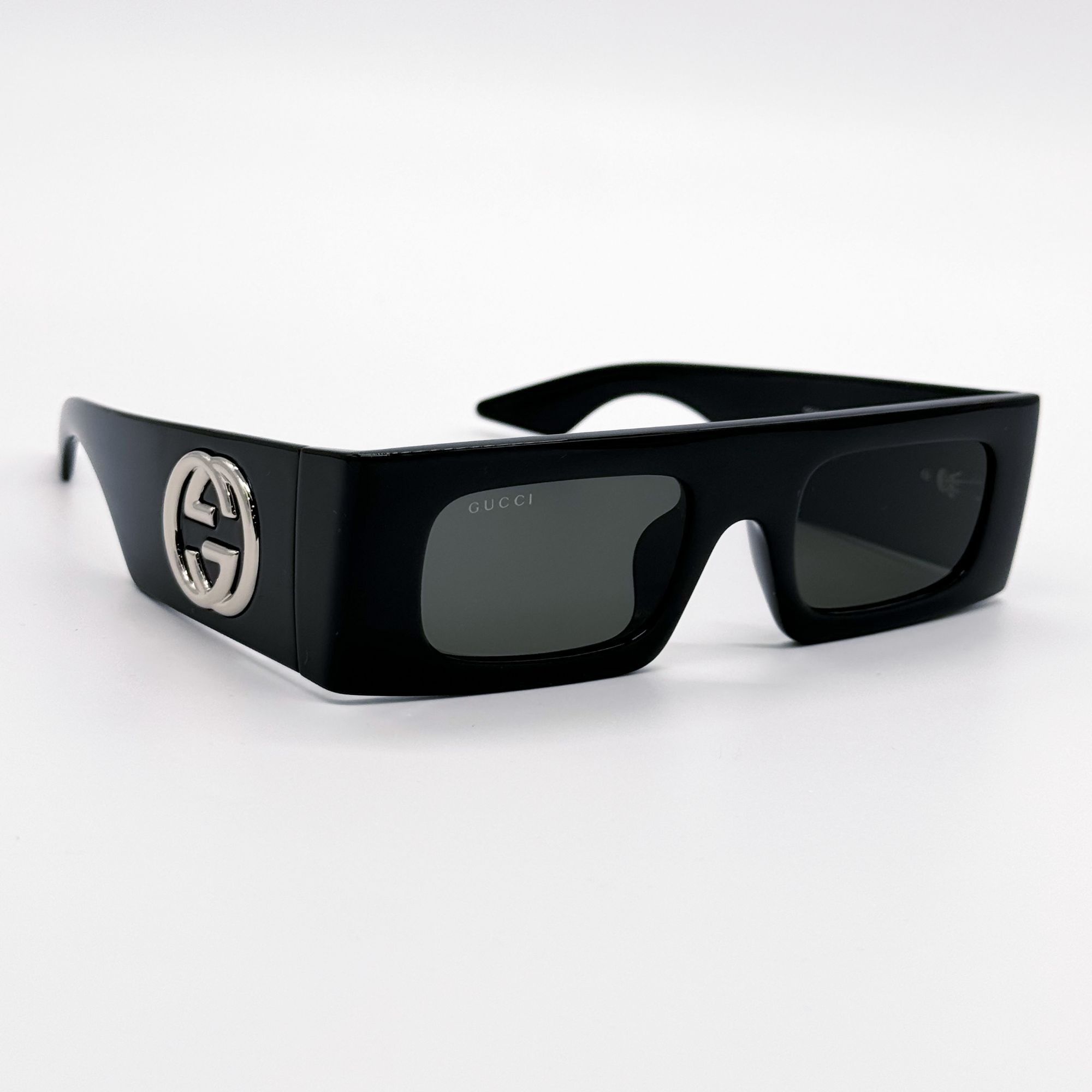 Gucci NEW GUCCI GG1646S 001 SQUARE BLACK GREY WOMEN SUNGLASSES GUC Size ONE SIZE - 5 Thumbnail