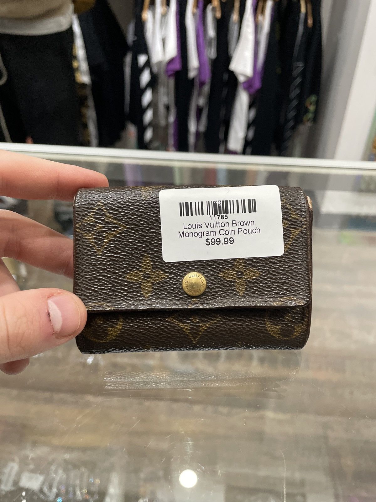 Louis Vuitton Louis Vuitton Brown Monogram Coin Pouch Size ONE SIZE - 1 Thumbnail