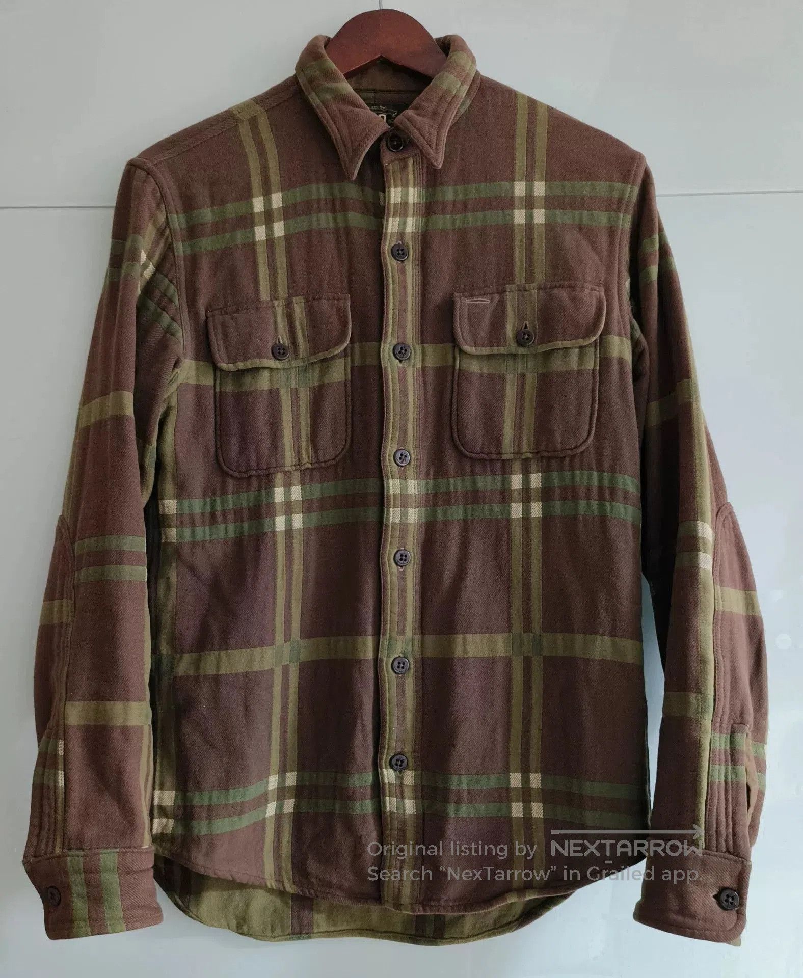 RRL Ralph Lauren RRL Plaid Jacquard Workshirt for Fall. Size US S / EU 44-46 / 1 - 1 Thumbnail