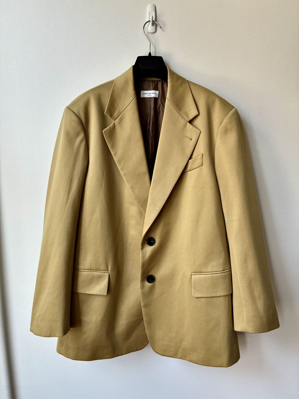 Dries Van Noten Dries Van Noten Runway AW2021 Khaki Blazer Size US M / EU 48-50 / 2 - 4 Thumbnail