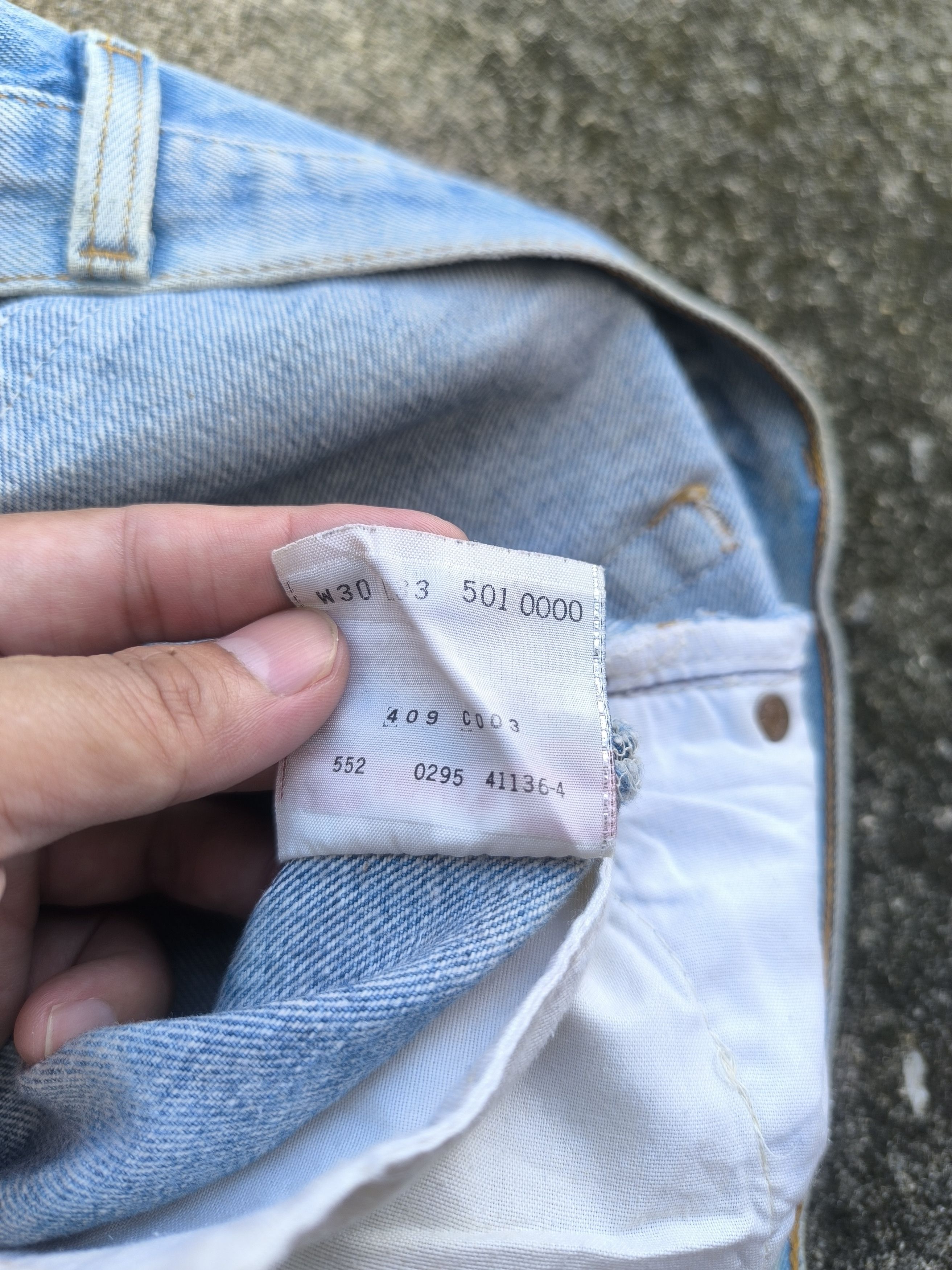 Levi's × Vintage 90s VINTAGE LEVIS 501xx made in USA Size US 28 / EU 44 - 8 Thumbnail
