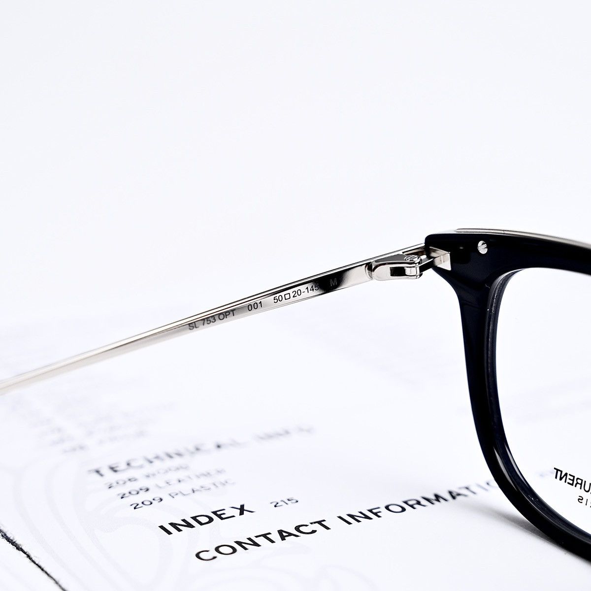 Saint Laurent Paris SAINT LAURENT SL753 OPT 001 GLASSES Size ONE SIZE - 6 Thumbnail
