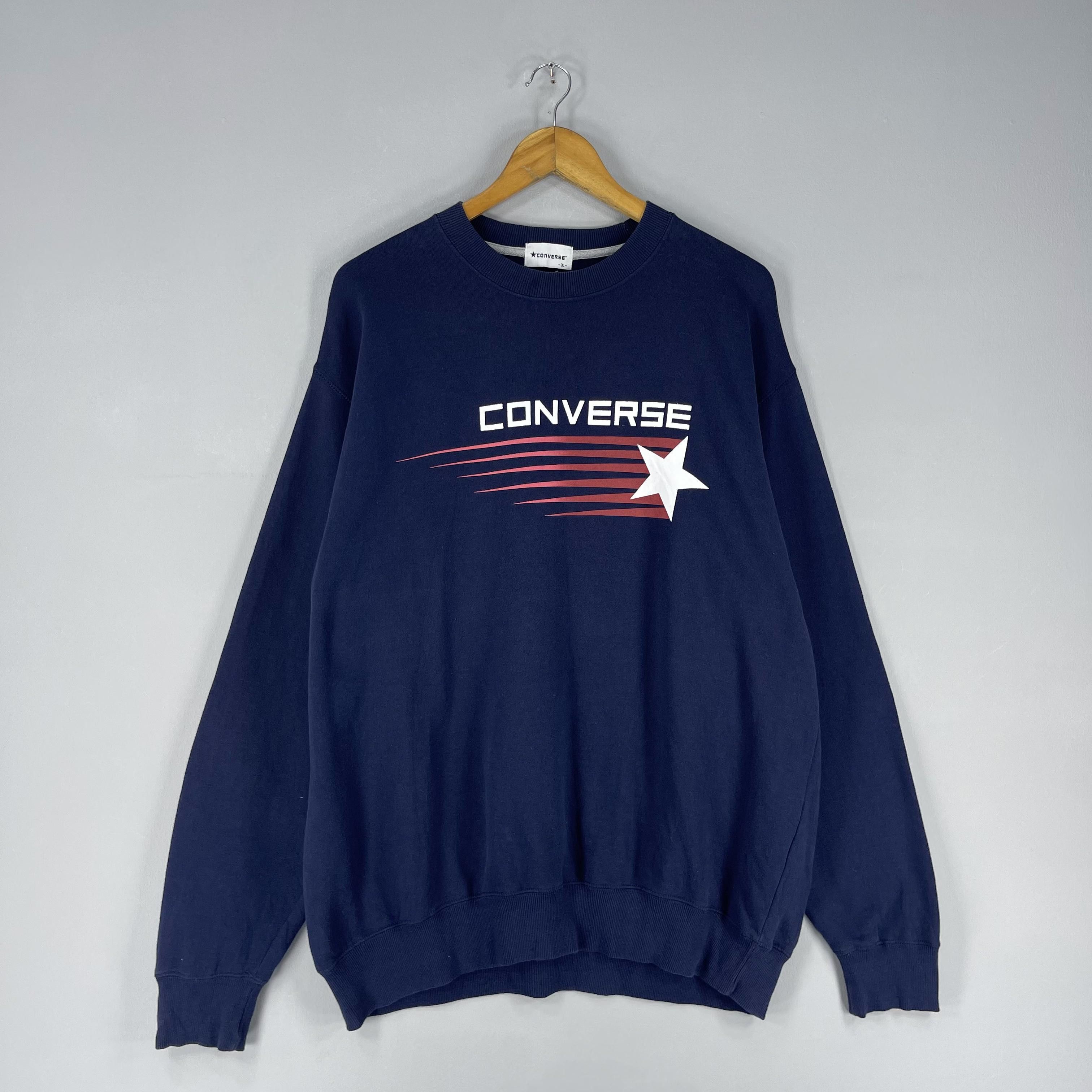 Converse Vintage Y2K CONVERSE Spellout Printed Sweatshirt Size US XL / EU 56 / 4 - 3 Thumbnail