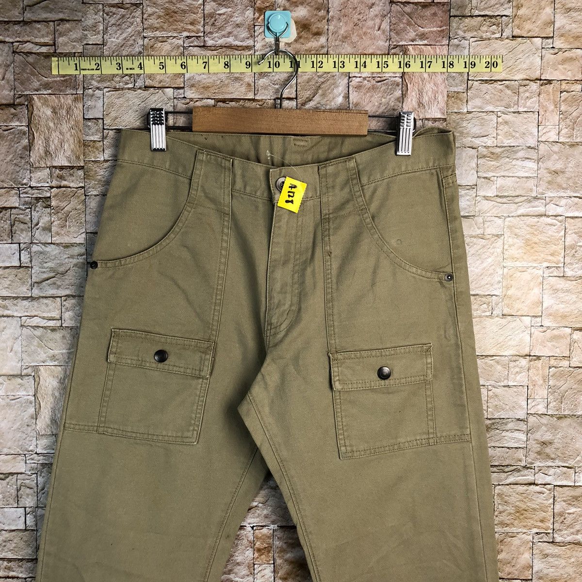 Japanese Brand Uniqlo japan vintage tactical Brown cargo Pants #A128 Size US 31 - 5 Thumbnail