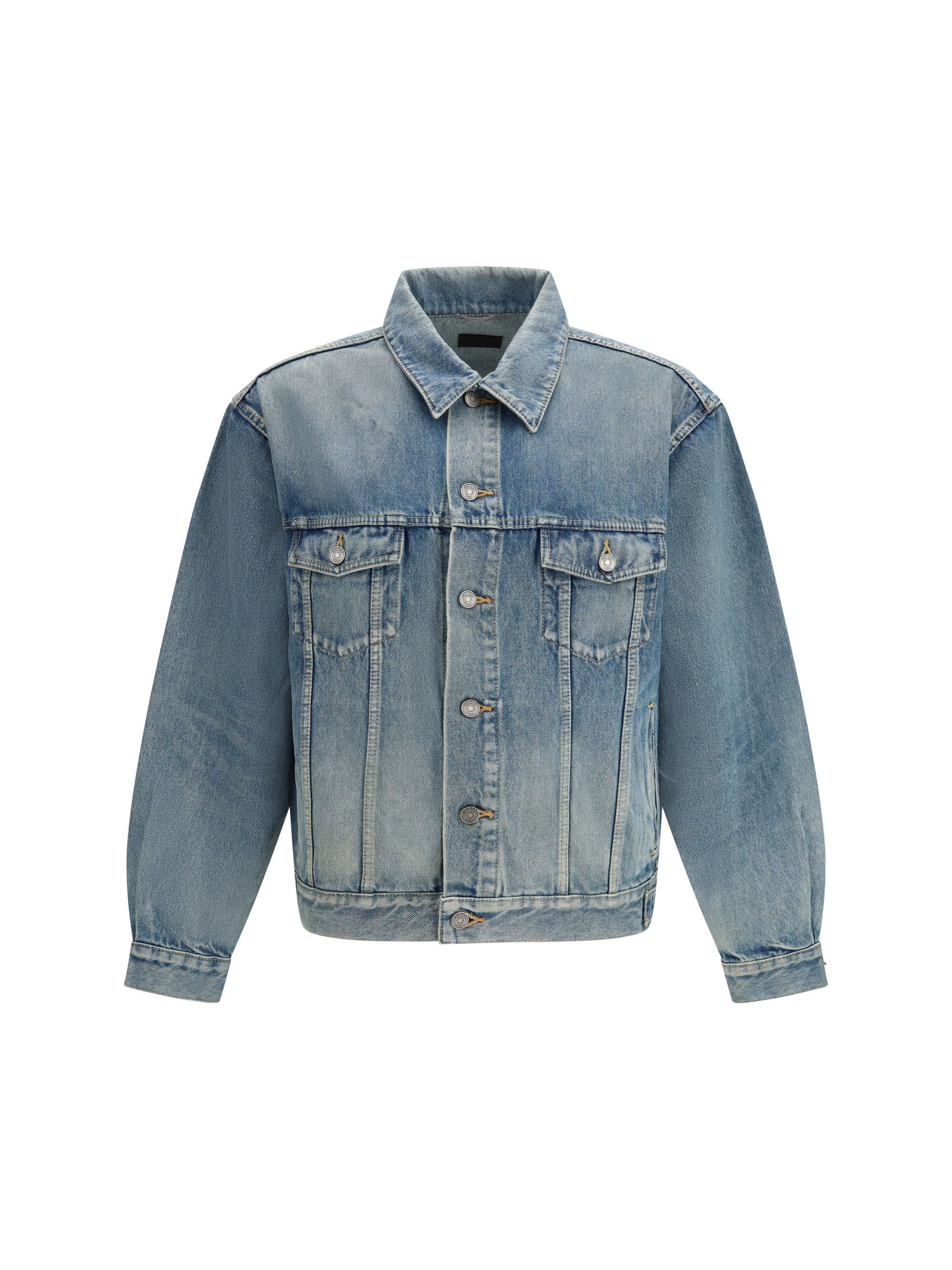 Saint Laurent Paris Denim Trucker Jacket Size US XL / EU 56 / 4 - 1 Thumbnail