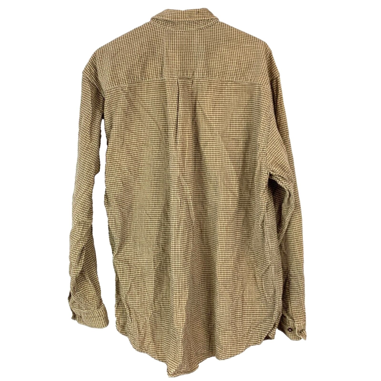 Eddie Bauer VINTAGE Eddie Bauer Shirt Long Sleeve Button-Front 90s Grunge Brown Plaid LT Ultra Big & Tall Mens Shadow Denim (adjusted to original words only) Size US L / EU 52-54 / 3 - 4 Thumbnail
