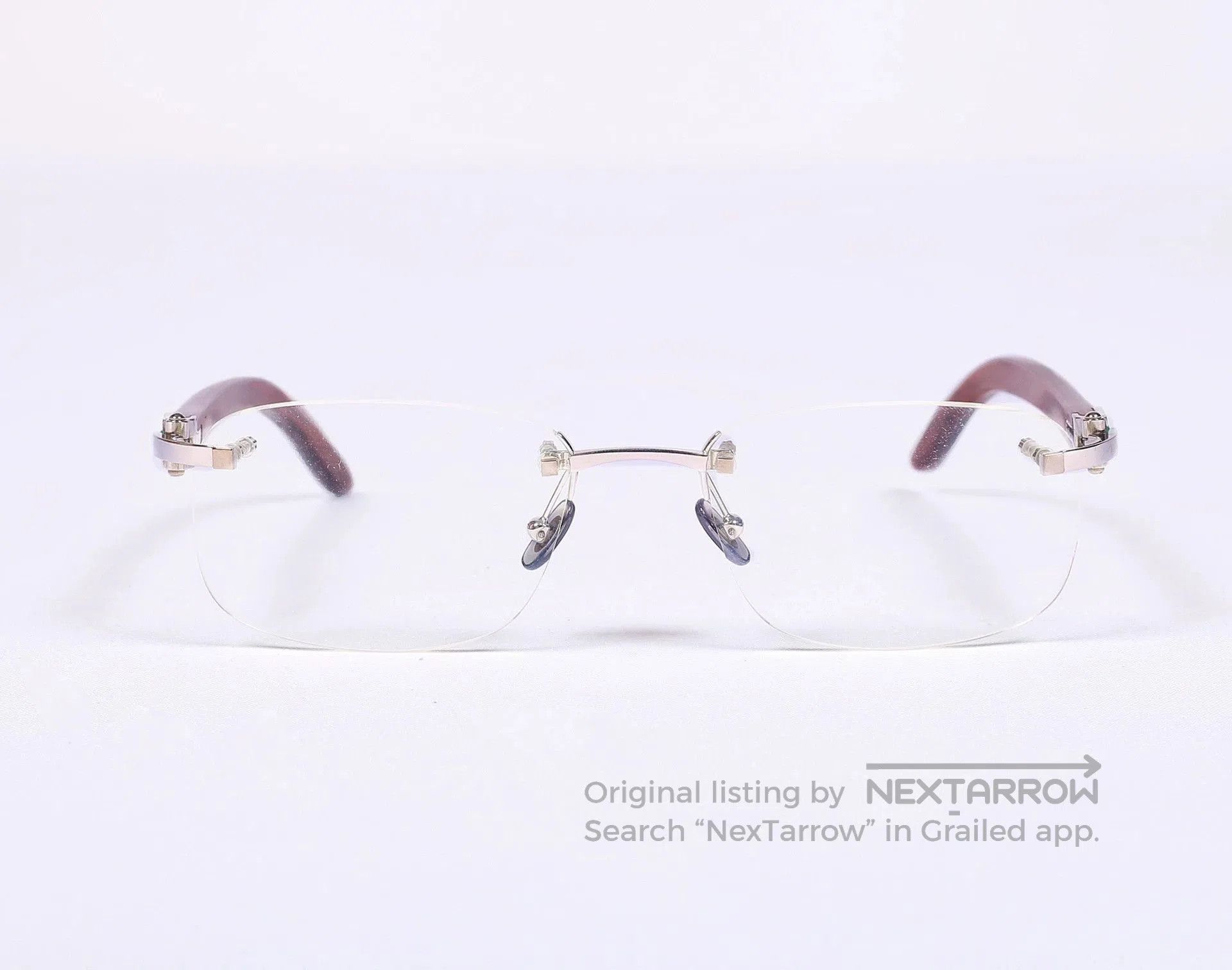 Cartier Cartier Wood Frame Plain Glasses. Size ONE SIZE - 5 Thumbnail