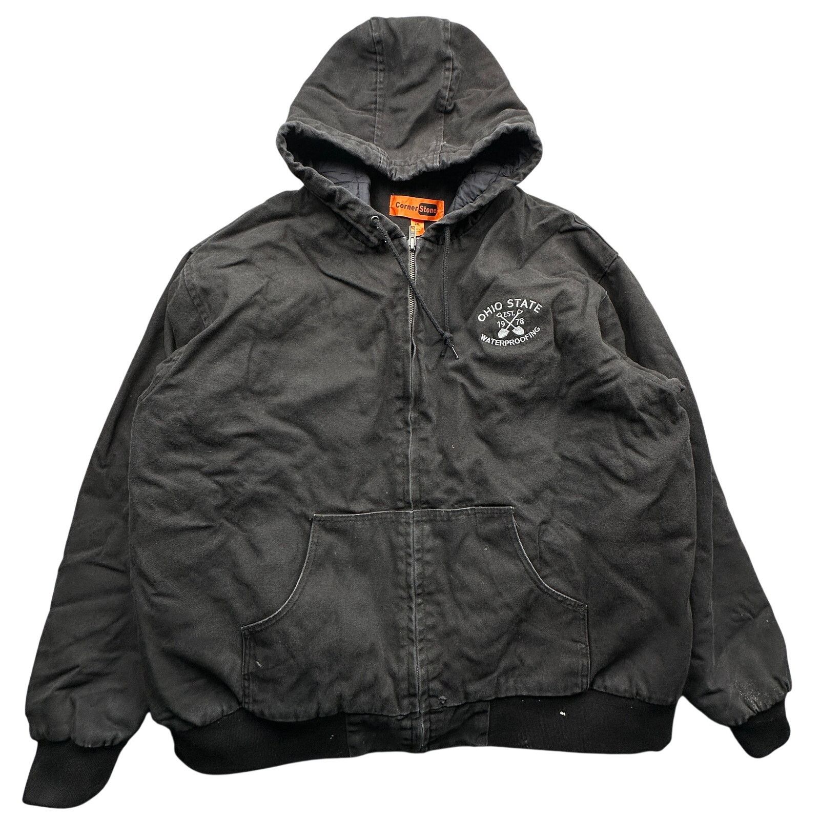 Other Corner Stone Duck Canvas Quilt Lined Work Jacket Mens 2XL Size US XXL / EU 58 / 5 - 1 Thumbnail