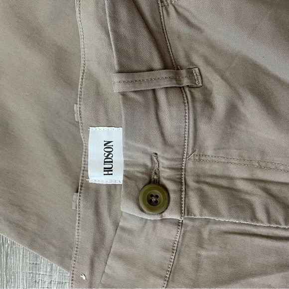 Hudson NWT Hudson Men Clint Chino Taupe Cropped Pants Bottoms Size Size US 29 - 4 Thumbnail