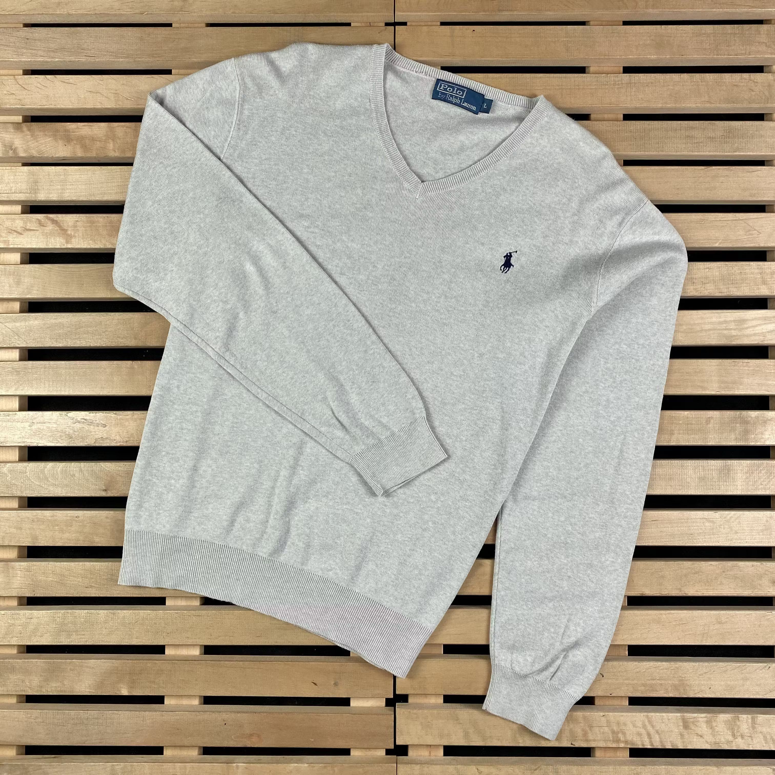 Polo Ralph Lauren × Ralph Lauren × Vintage Mens Long Sleeve Jumper Polo Ralph Lauren Vintage Size L Size US L / EU 52-54 / 3 - 1 Thumbnail
