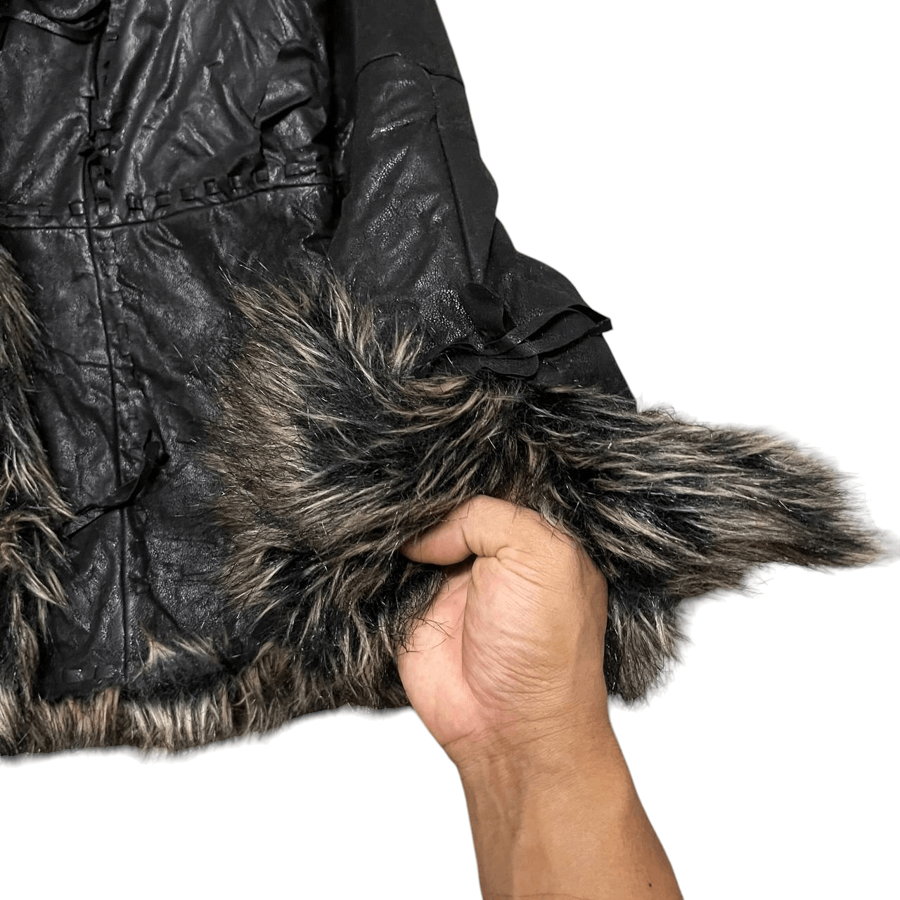Japanese Brand Marylester Fur Jacket like if six was nine lgb hysterics Size US M / EU 48-50 / 2 - 6 Thumbnail